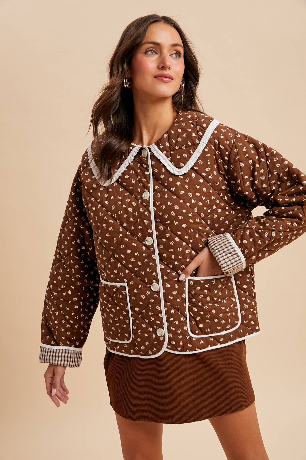 Darling quilted puffer - multi