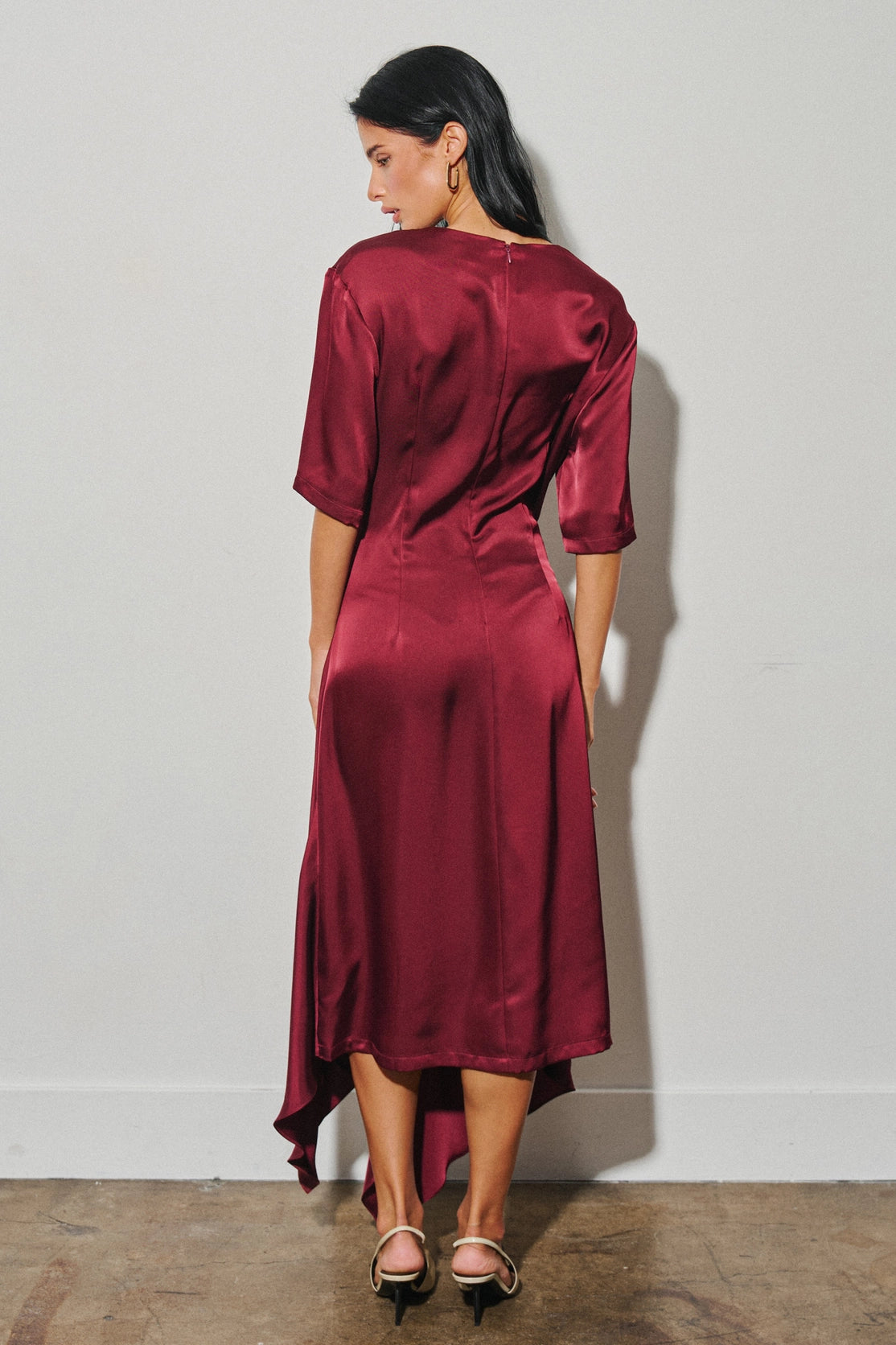 Veronika Dress Burgundy