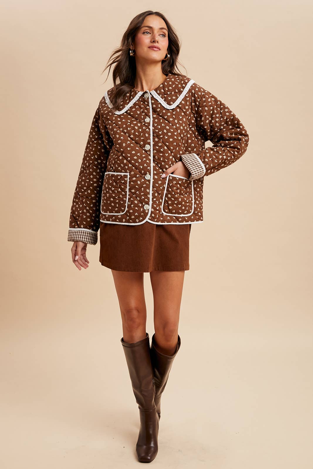 Darling quilted puffer - multi