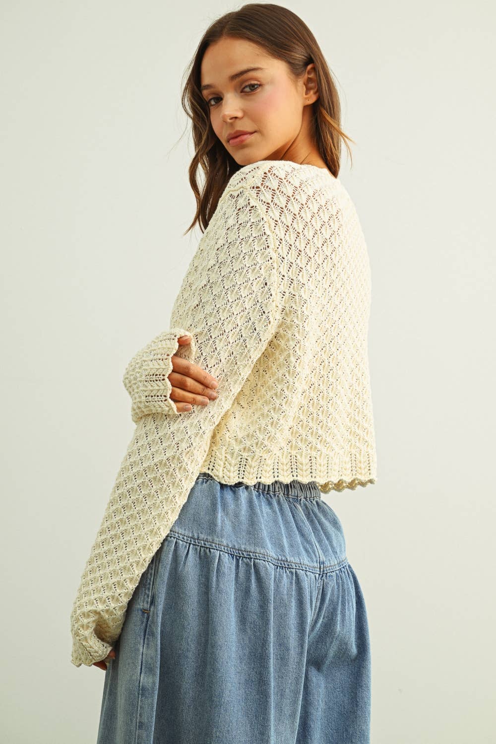 The Scallop Cardigan