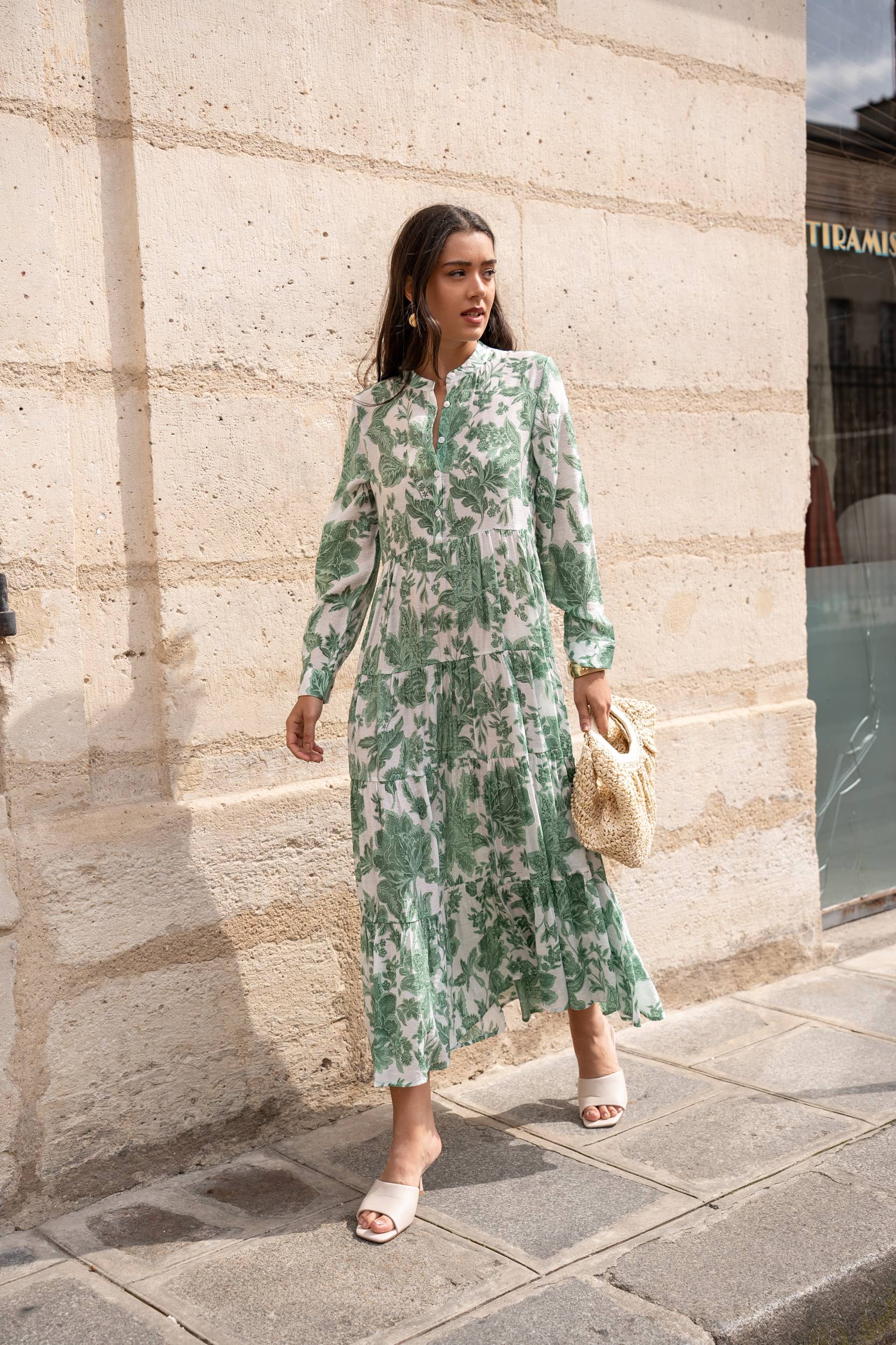 Marbella Silk Dress - Multi