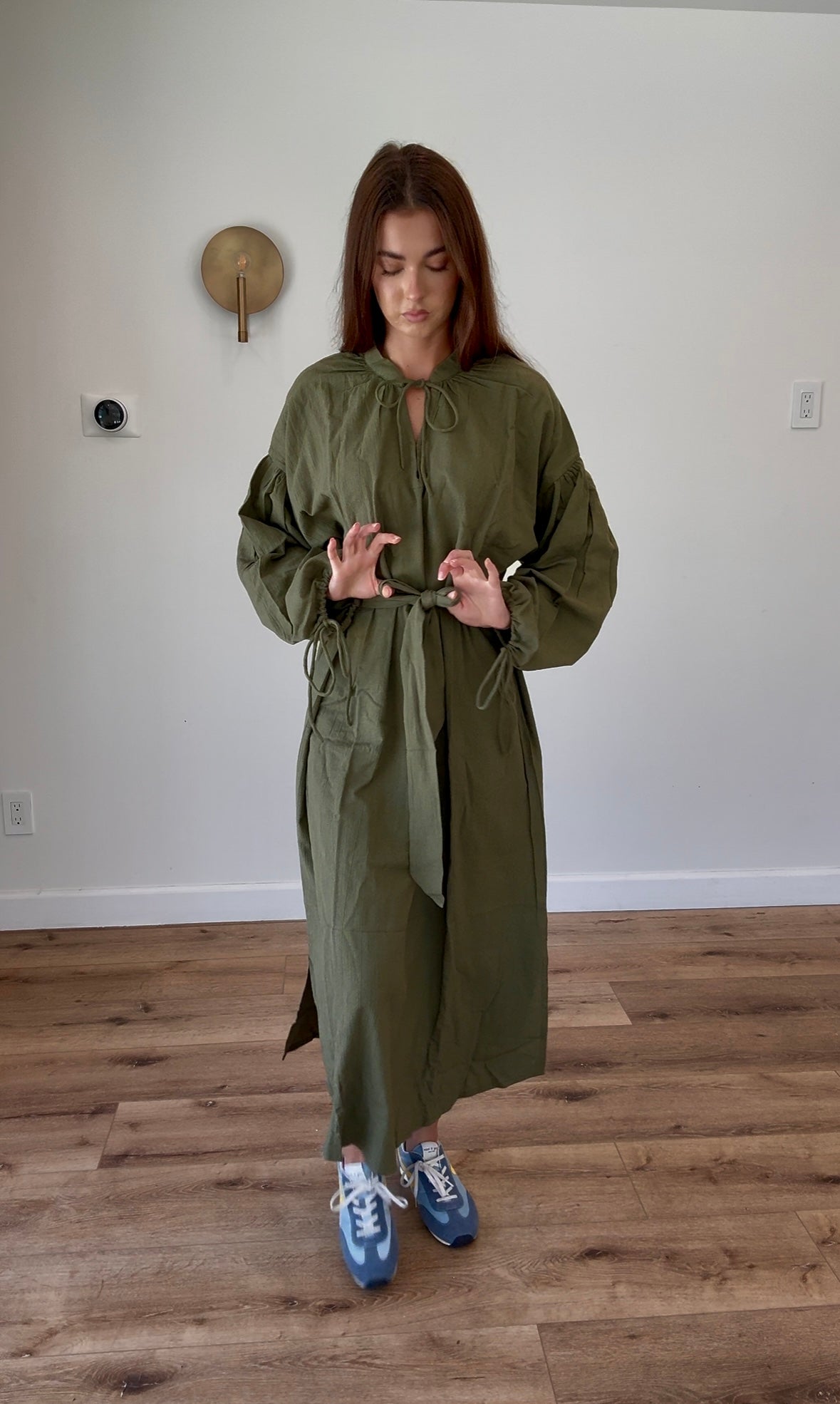 Denise Kimono Dress - Olive