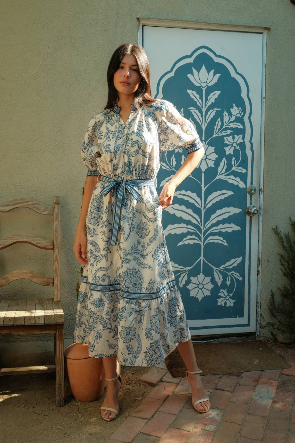 Botanical Midi Dress