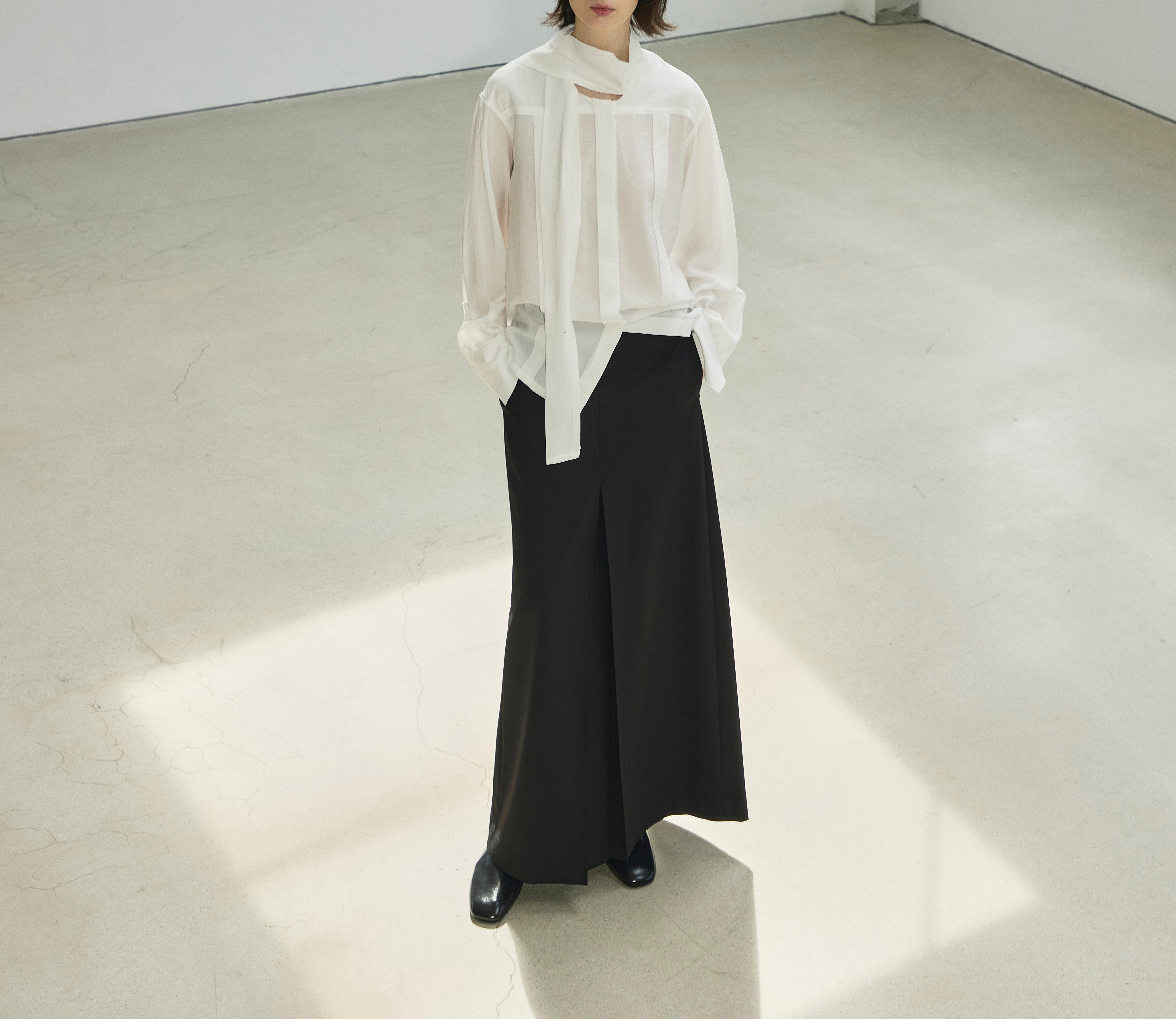 Divided Maxi Skirt Black