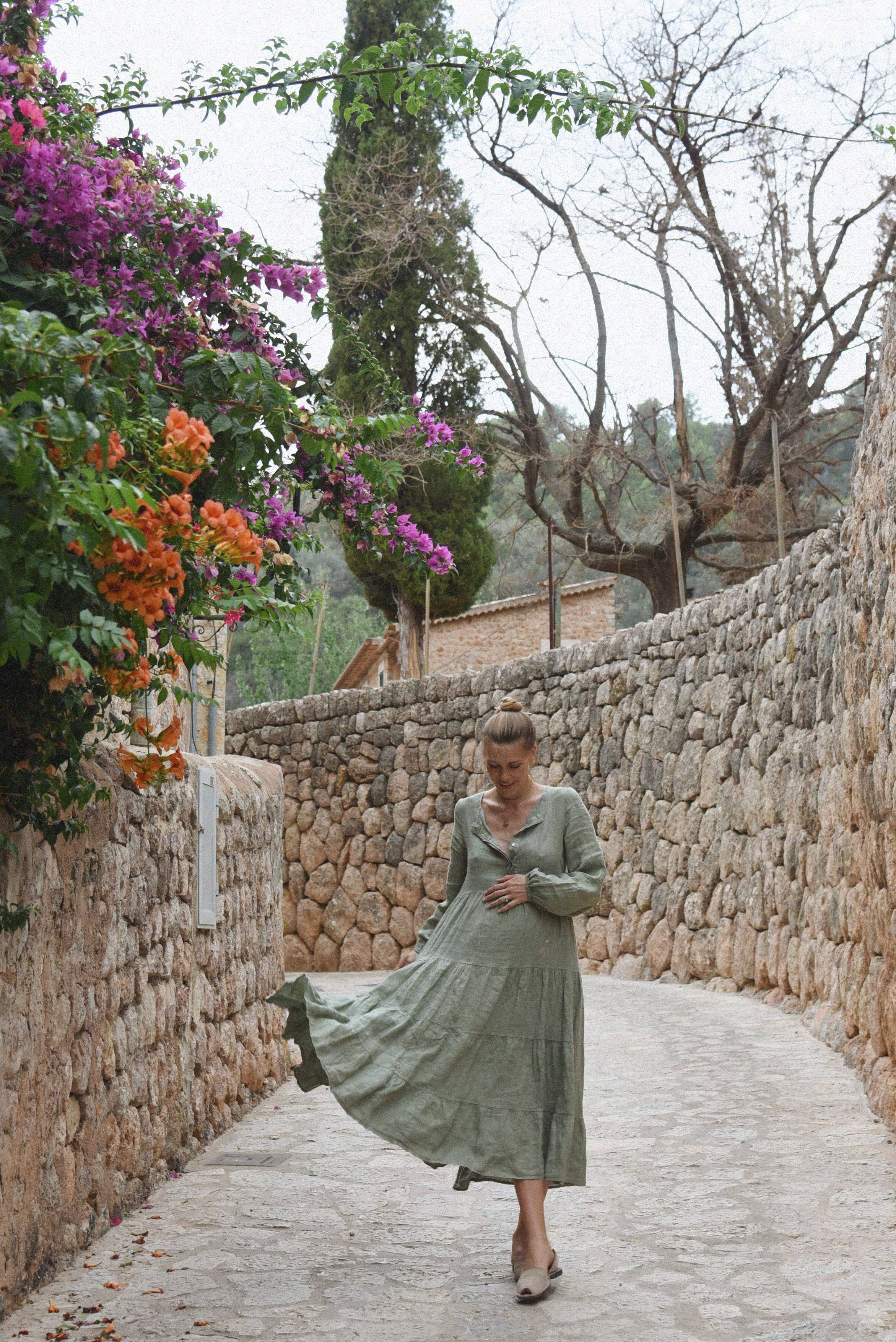 The Mara Dress - Eucalyptus