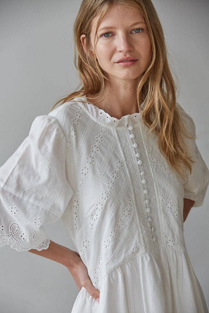 Hannah Eyelet Dress