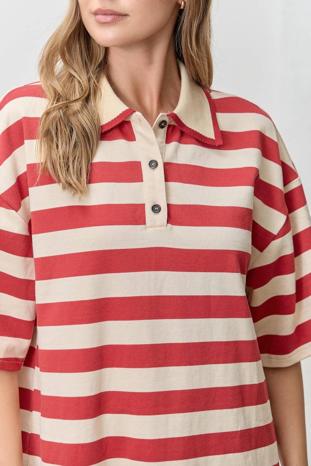 Polo Shirt Dress - Multi