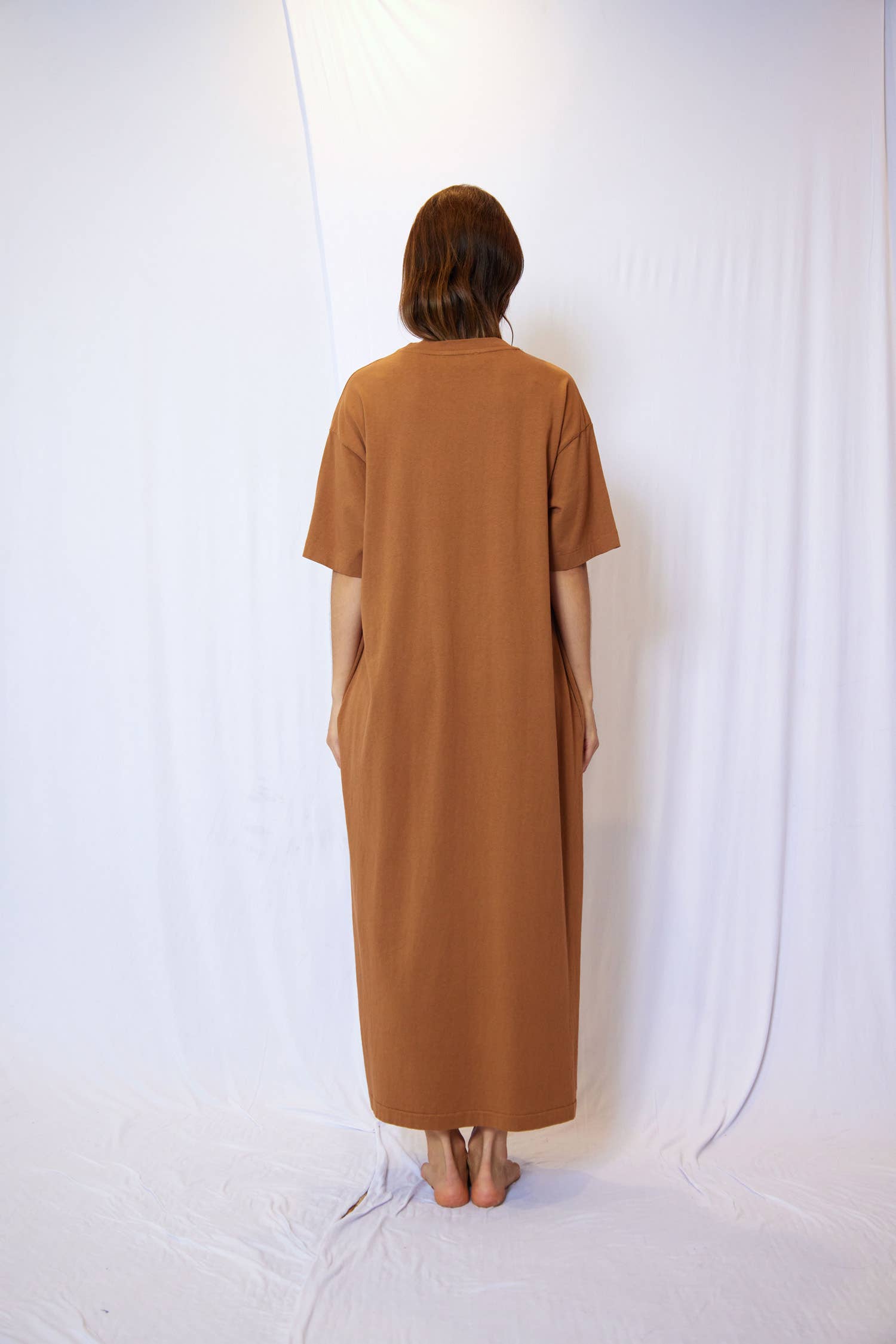Garment dyed T-Shirt Dress