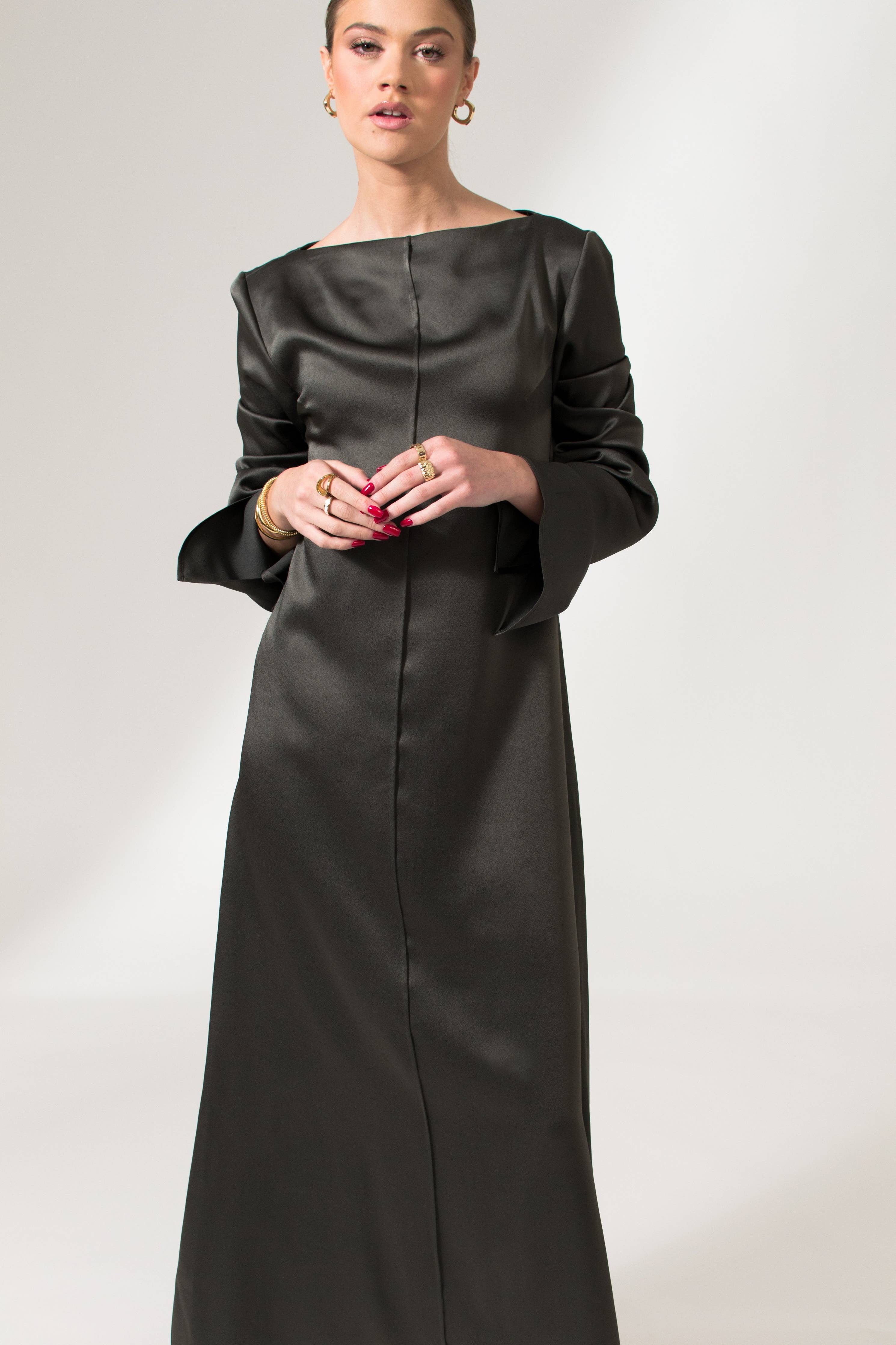 The Alicia Dress - Bone