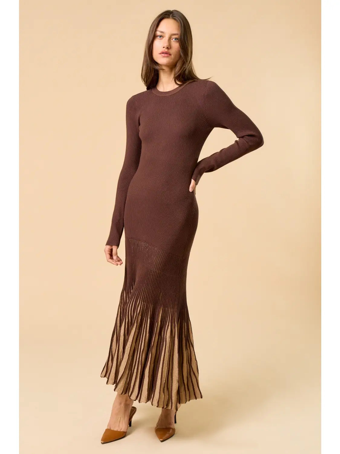 Lela Dress Brown