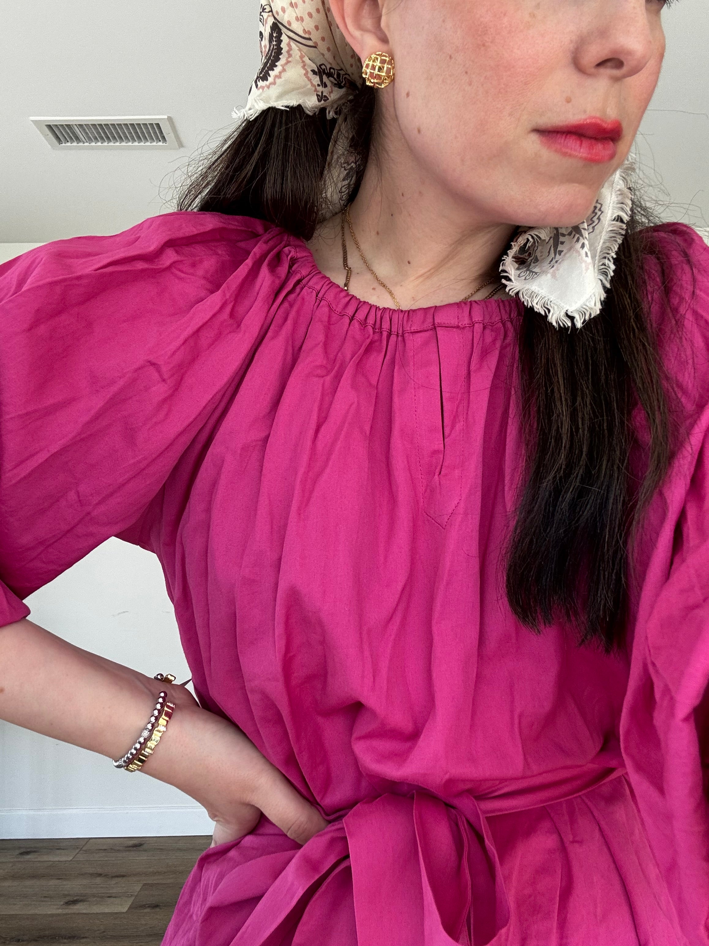 Gabriella Maxi Dress - Fuschia