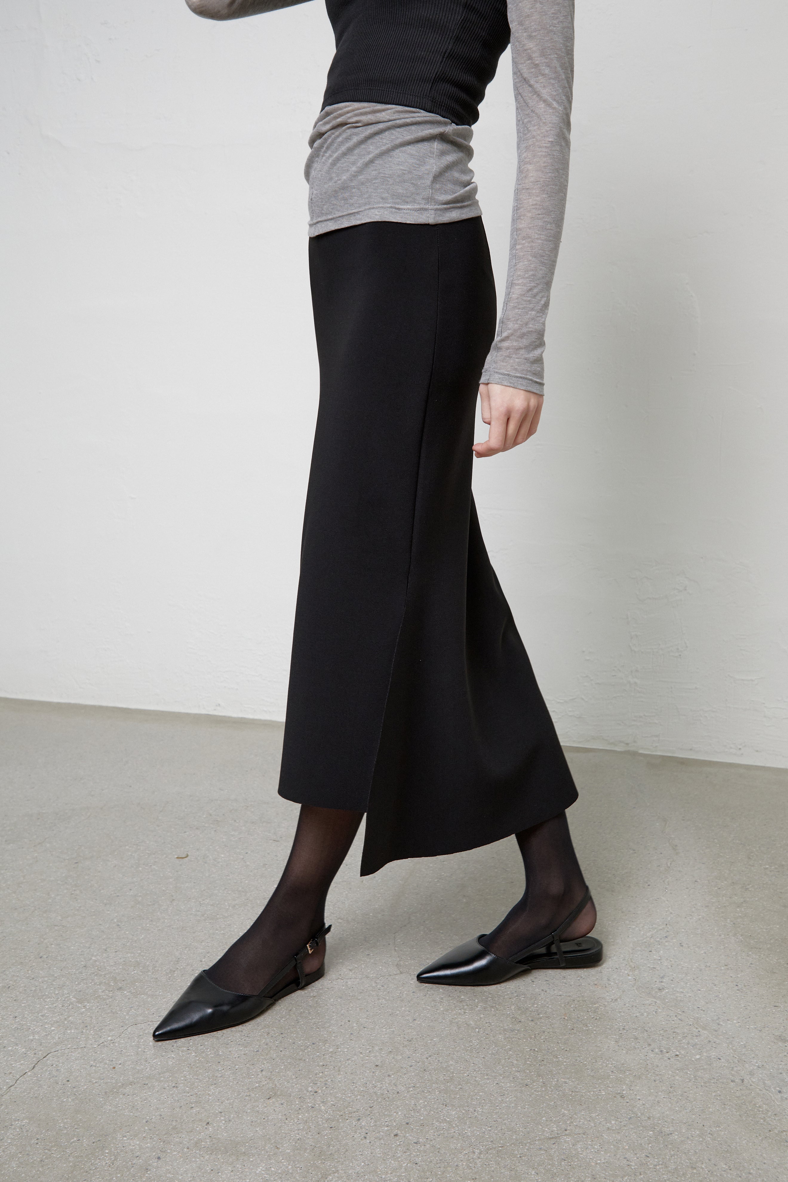 Column Flare Skirt