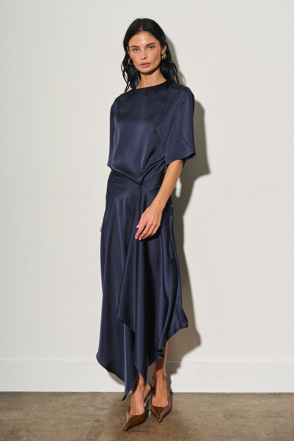 Veronika Dress Navy
