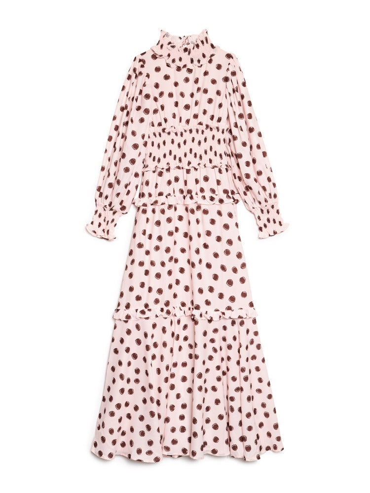Illume spot maxi dress
