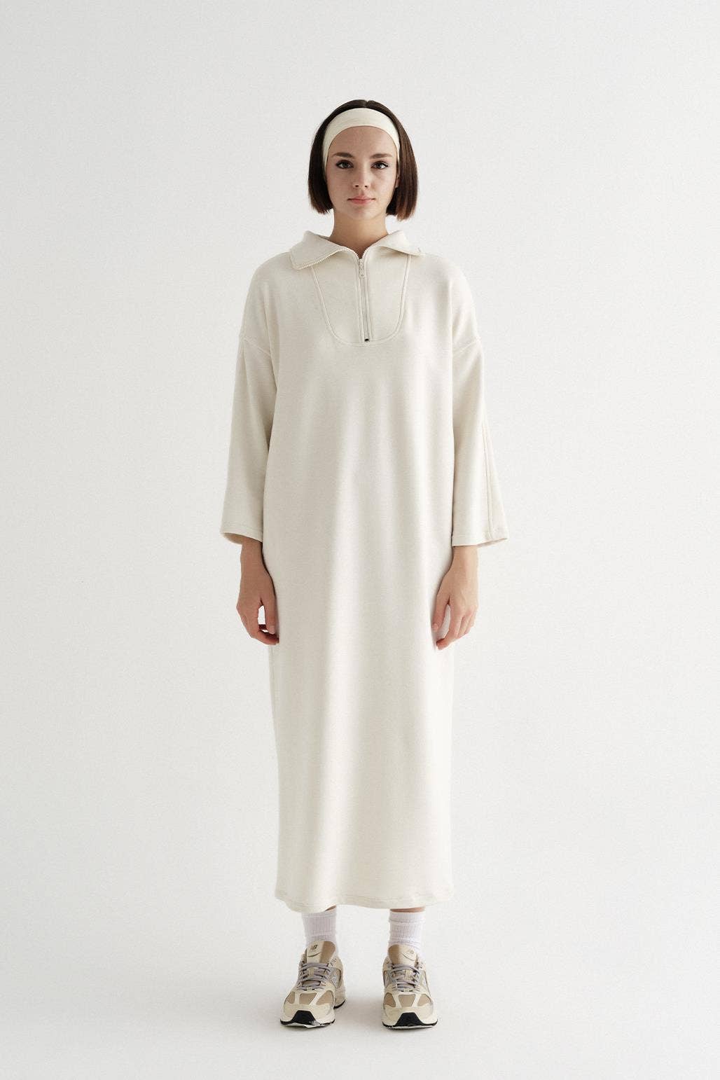 Lounge Dress Polar White