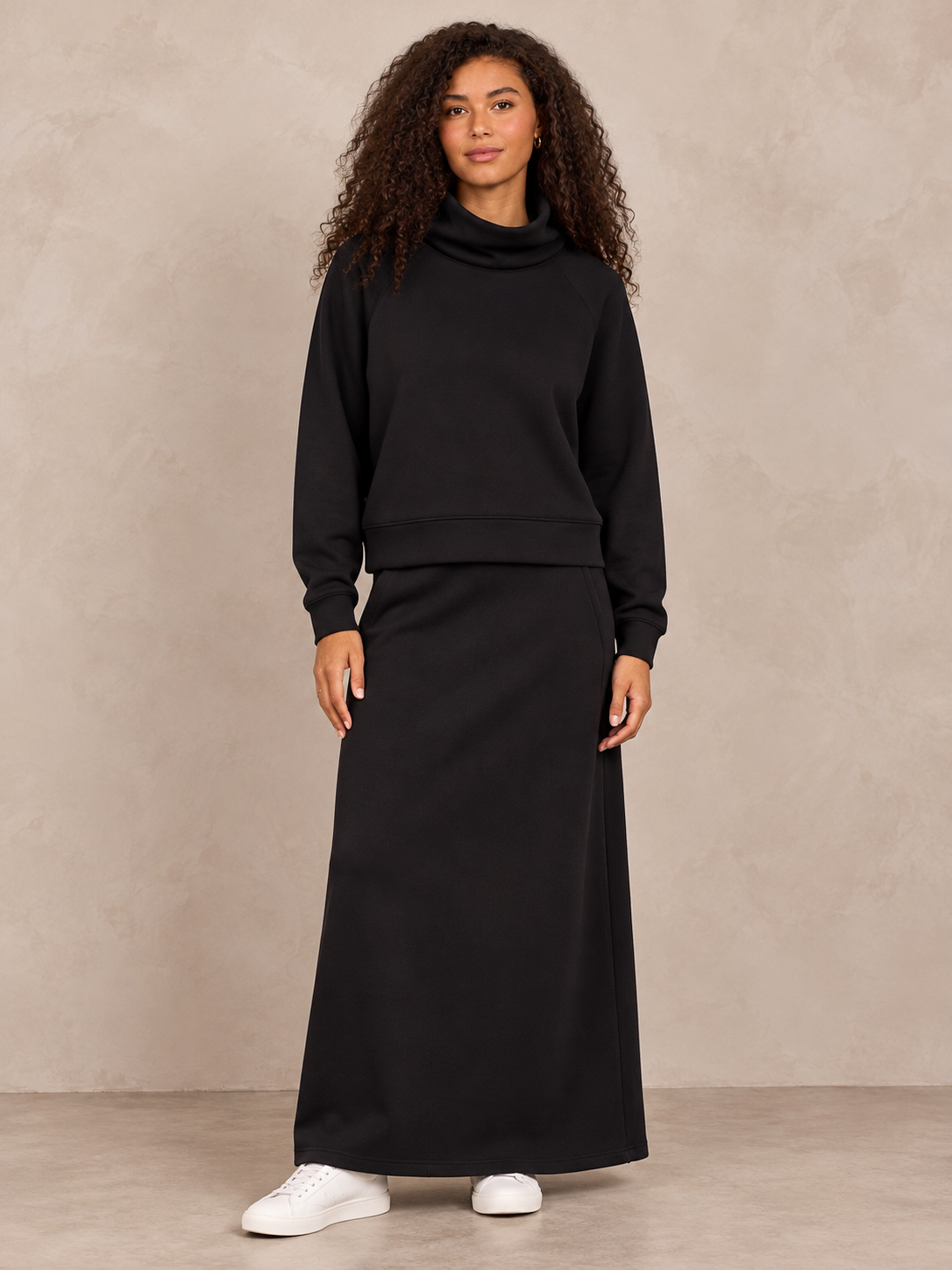 Luxe Cloud Cowl Neck Set - Multi