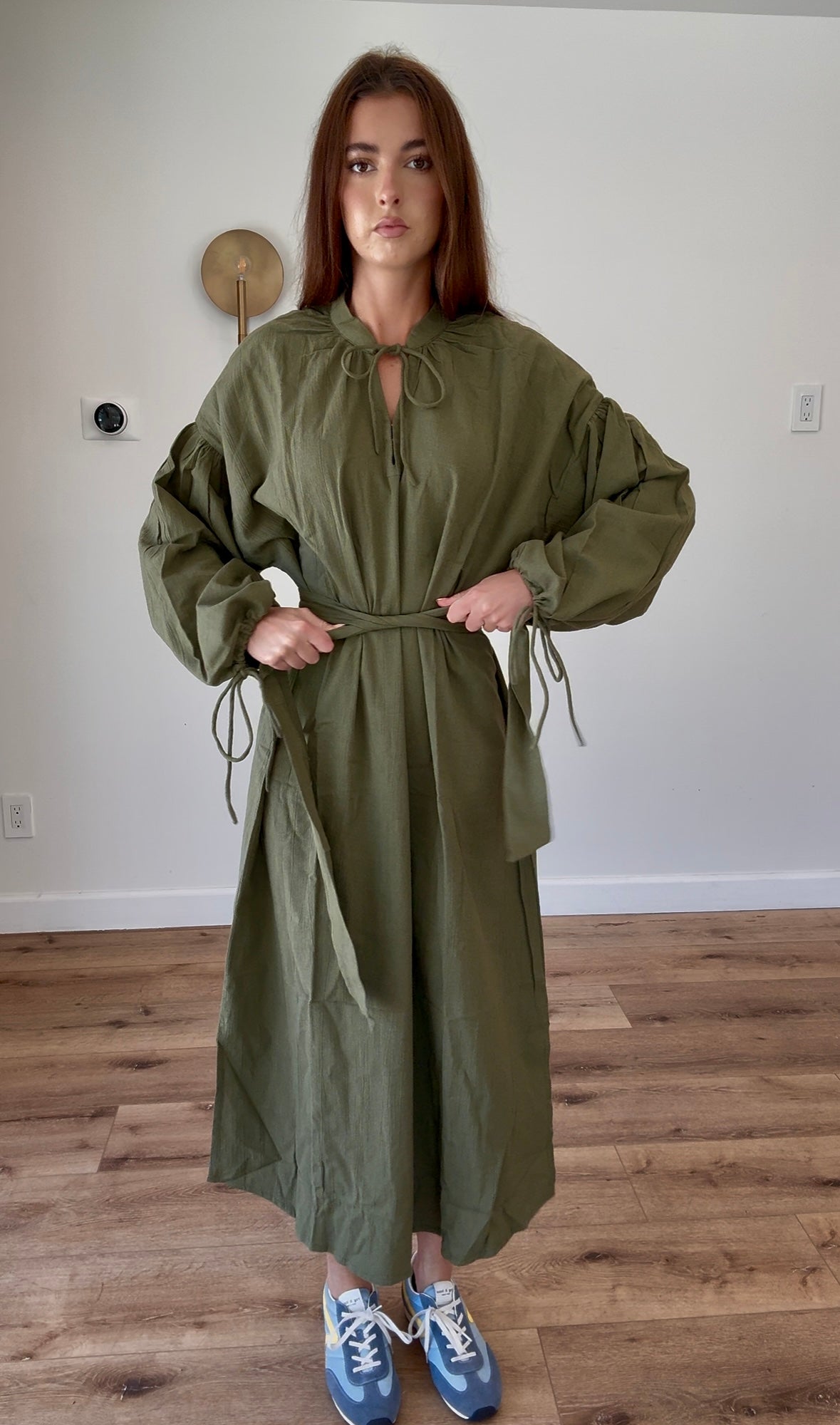 Denise Kimono Dress - Olive
