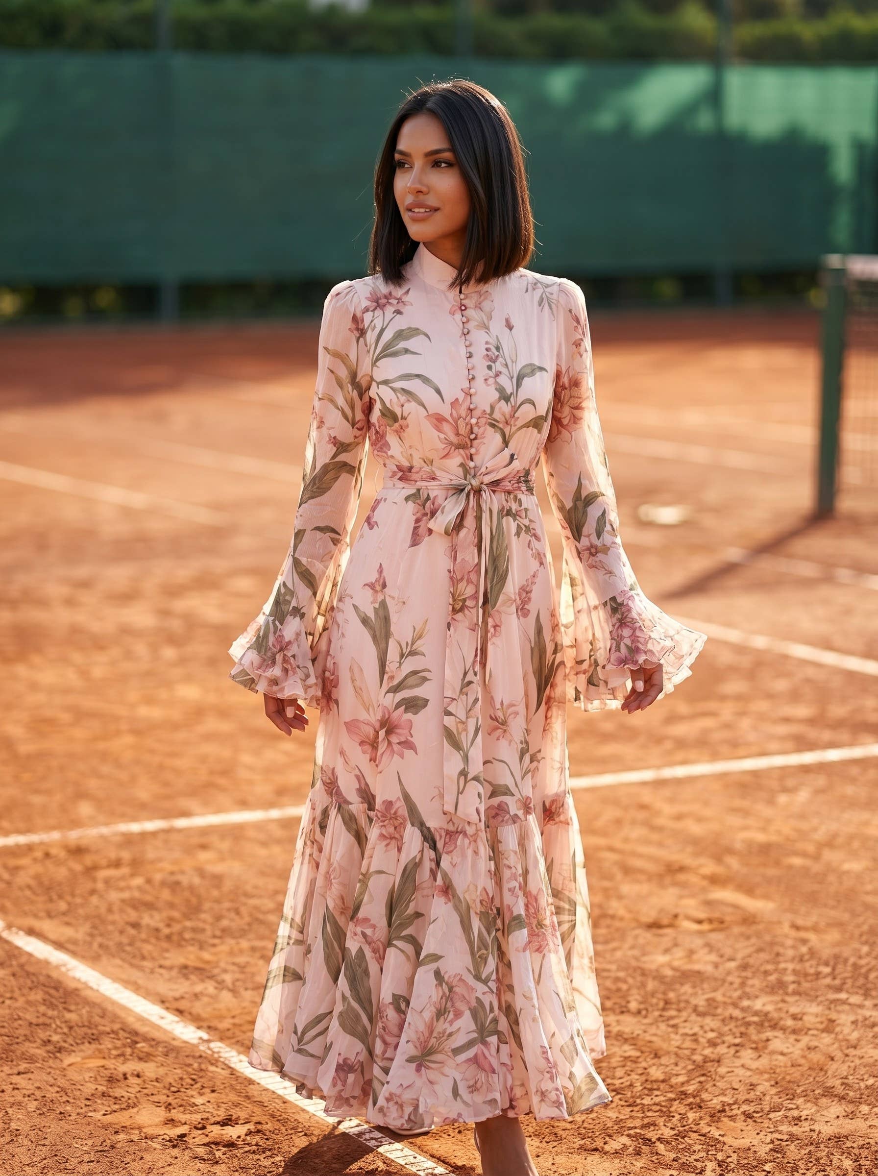 Ethereal Bloom Maxi Dress