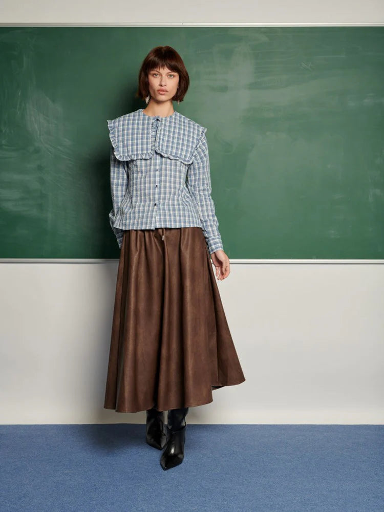 Max Faux leather Skirt