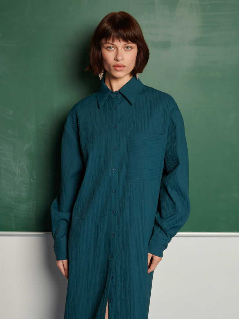 Indira Maxi Shirtdress