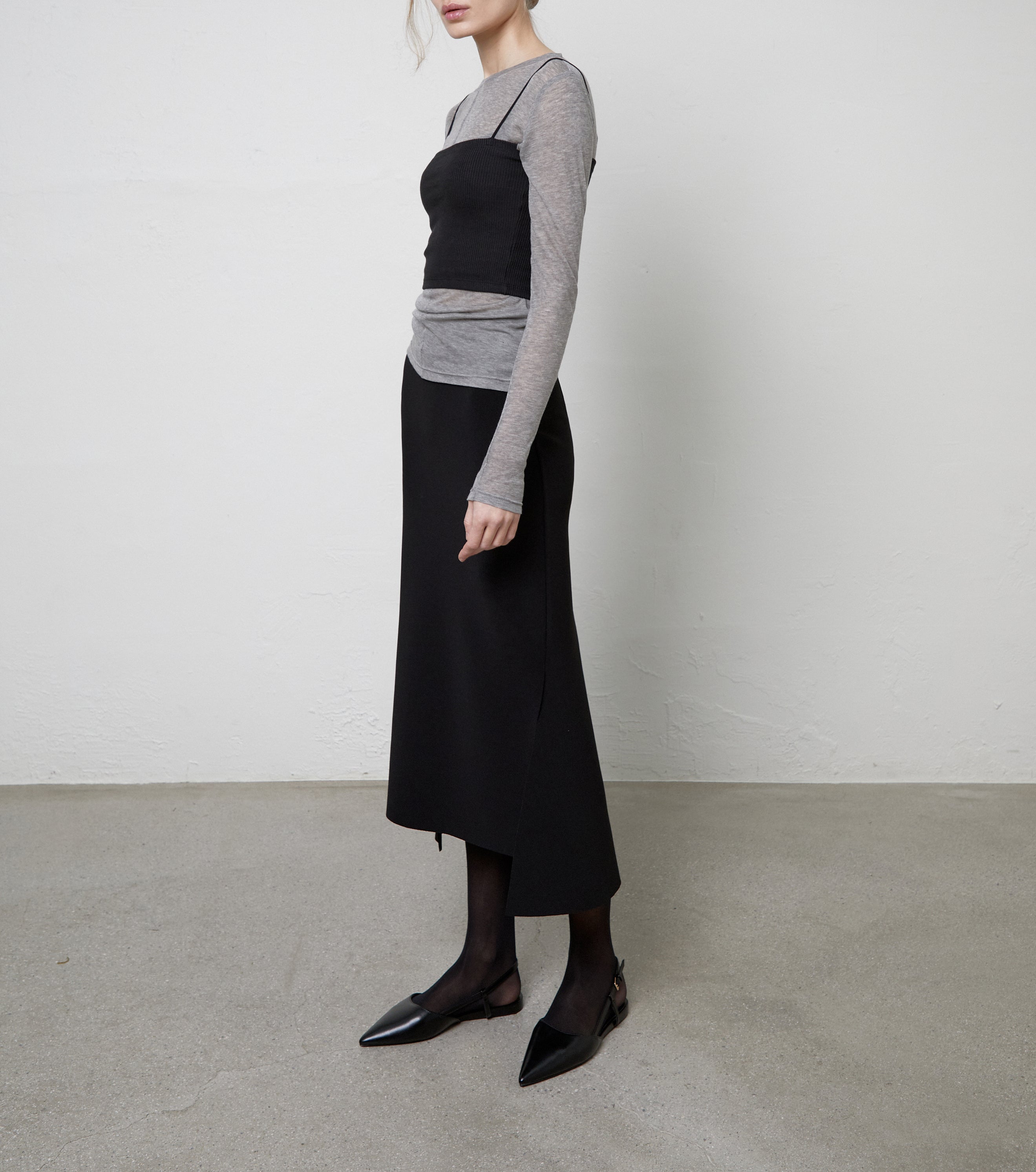 Column Flare Skirt