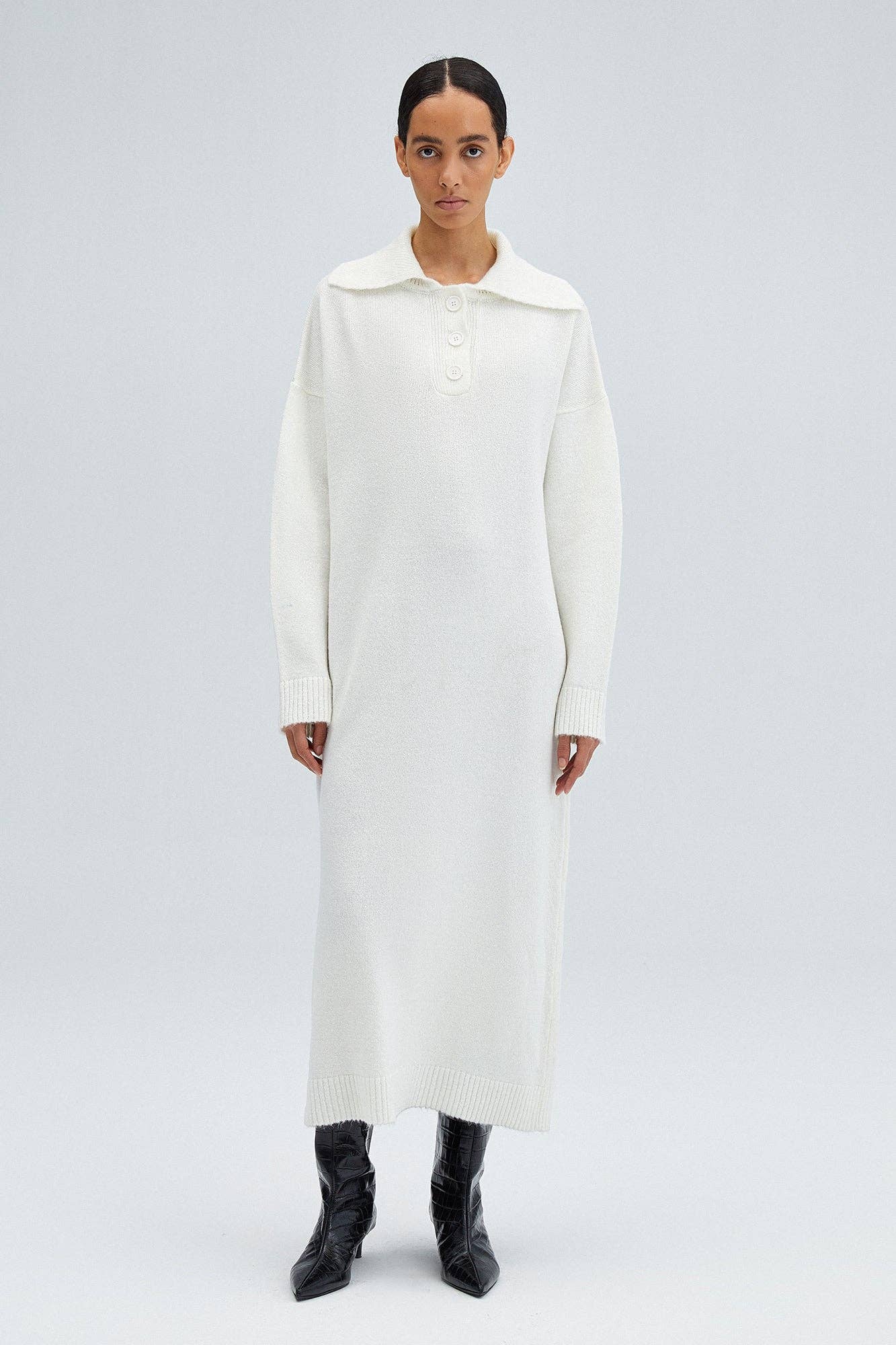 Polo Maxi Dress - Stone