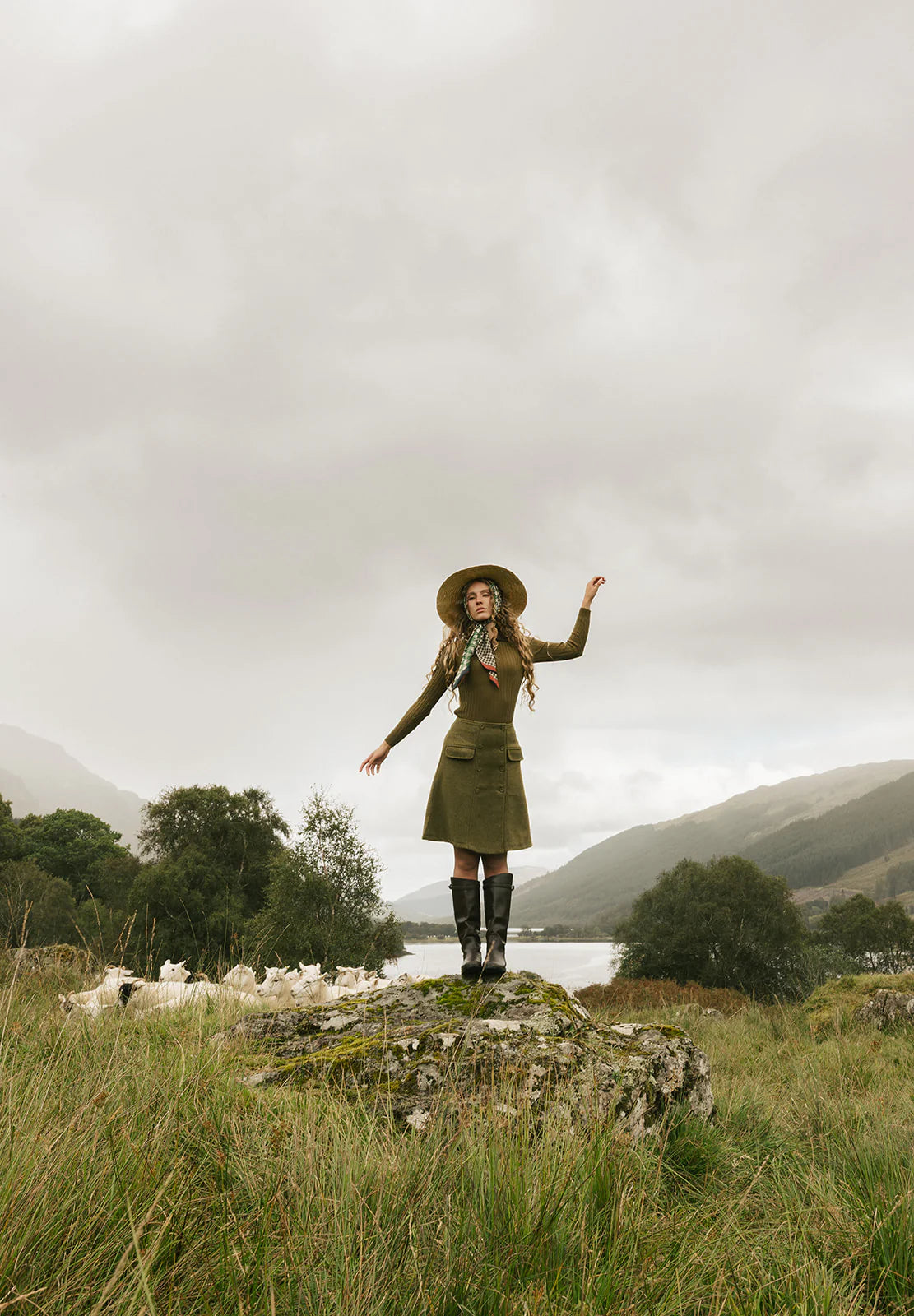 Eva Skirt Green