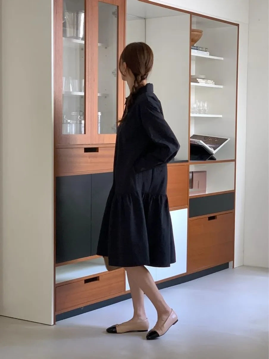 Marlow Shirtdress - Navy