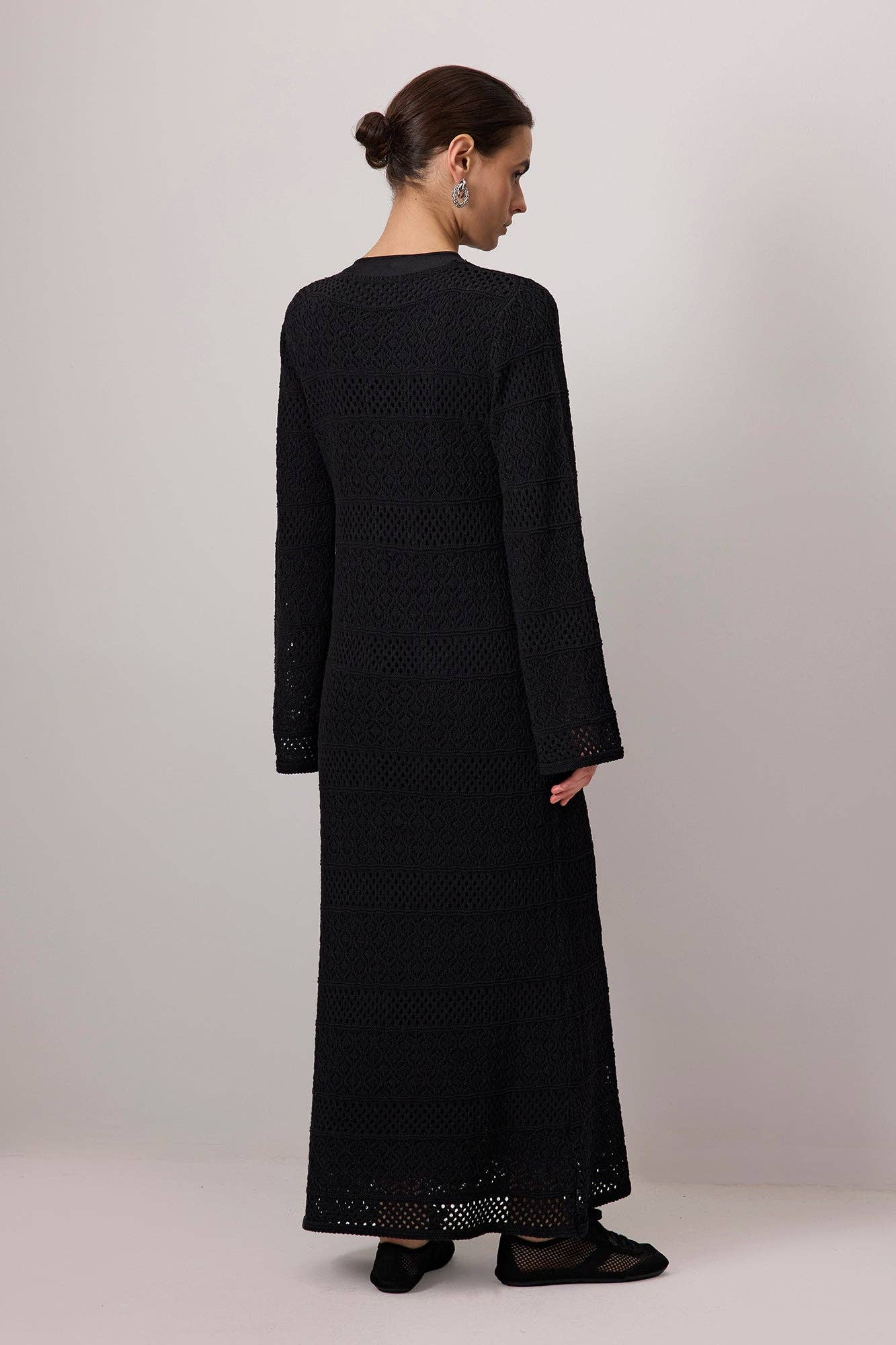 Mira Knit Dress Black