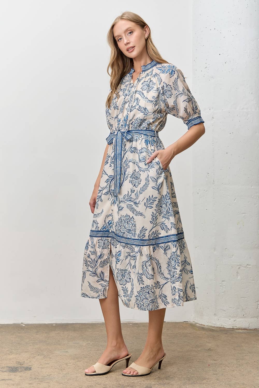 Botanical Midi Dress