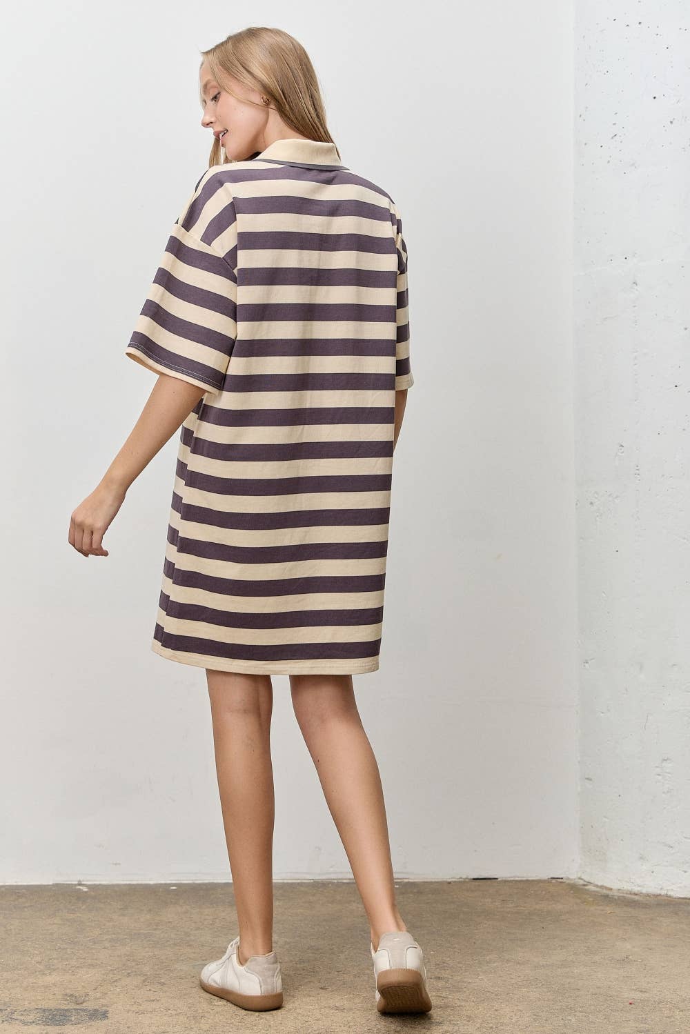 Polo Shirt Dress - Multi