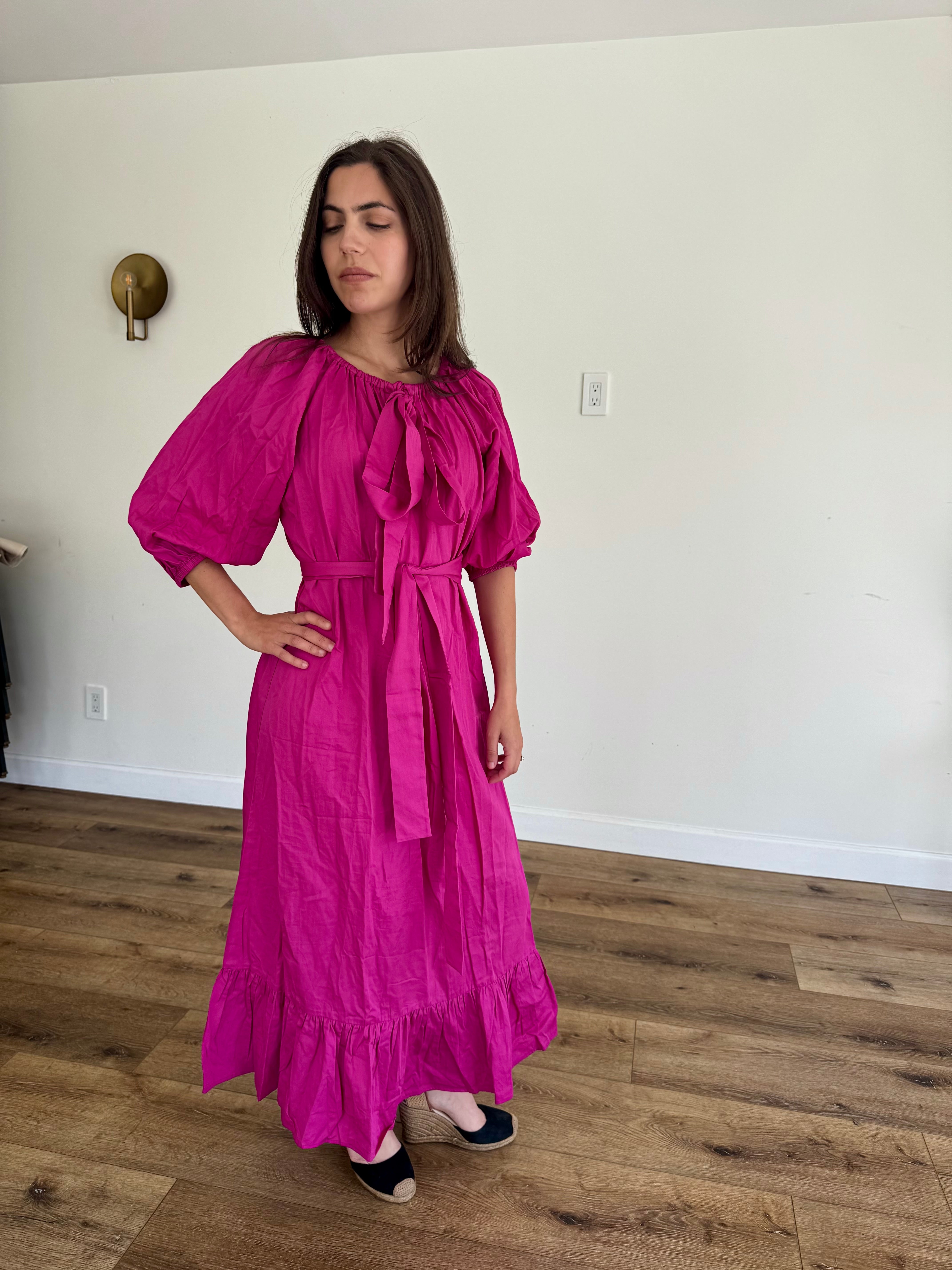 Gabriella Maxi Dress - Fuschia