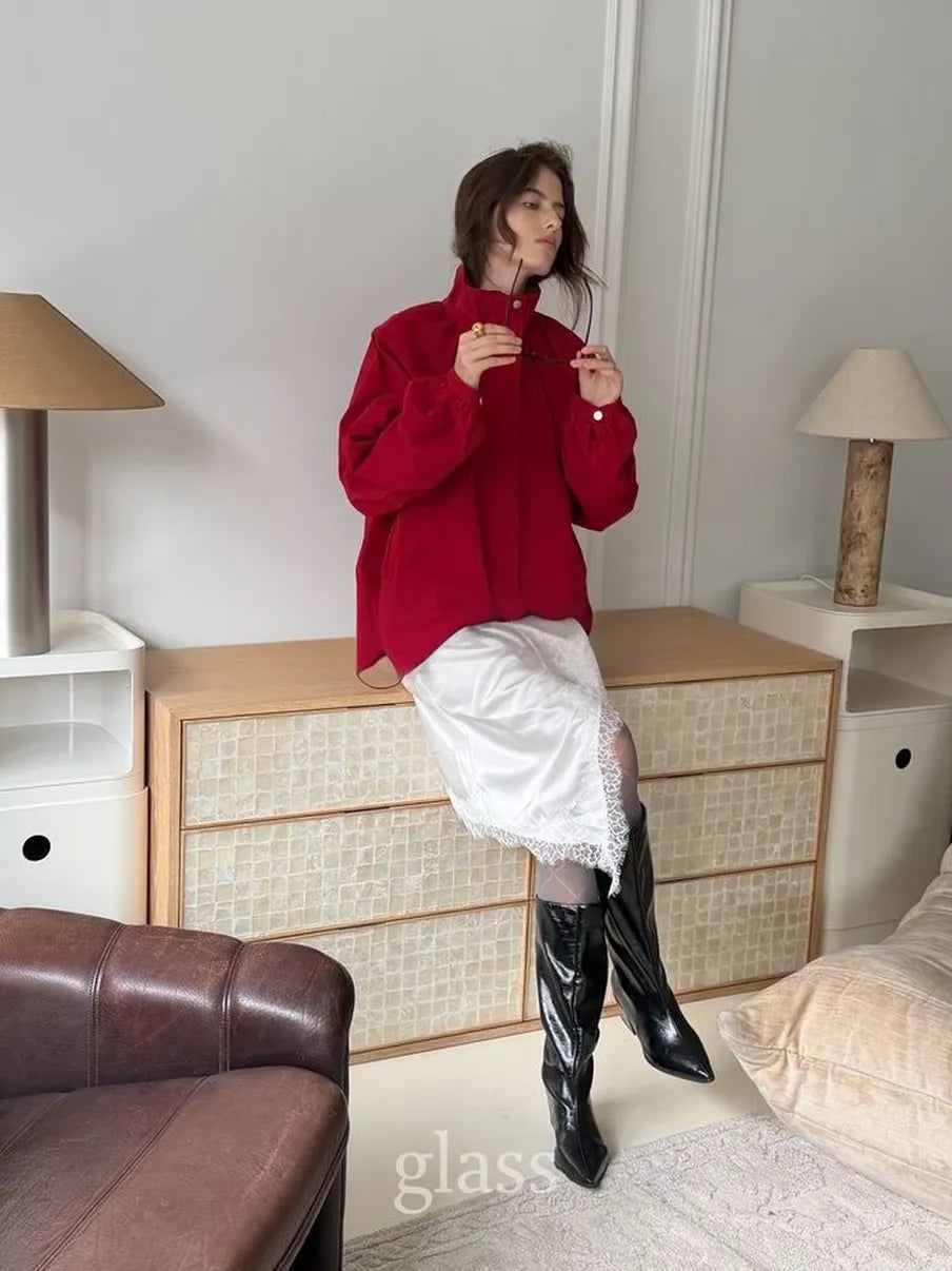 Ellis Jacket - Cherry