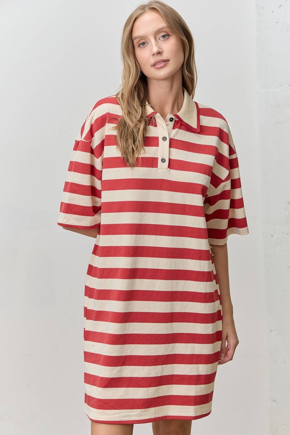 Polo Shirt Dress - Multi