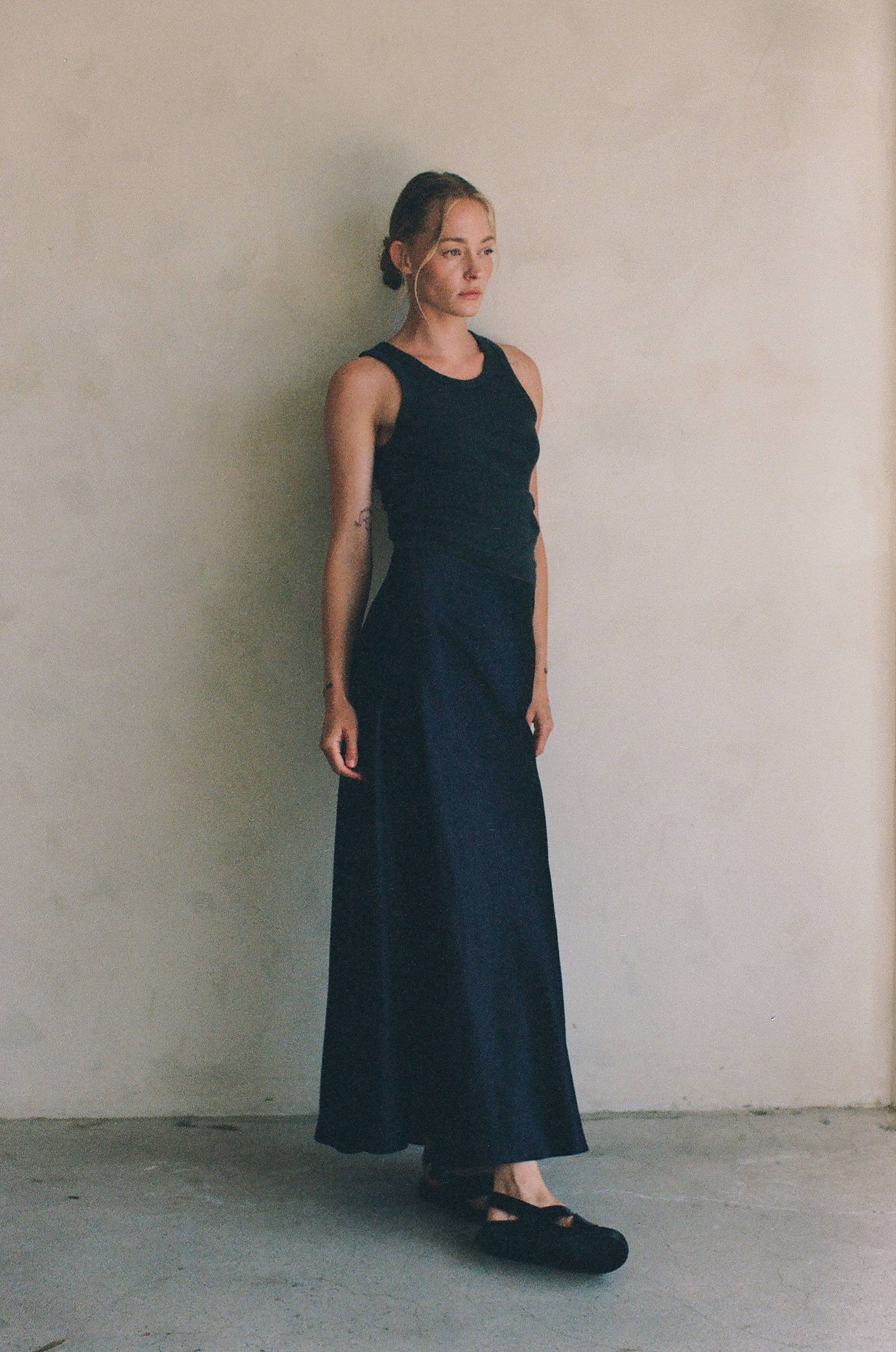 Maeve Slip Skirt - Black