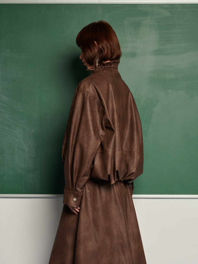 Max Faux leather Skirt