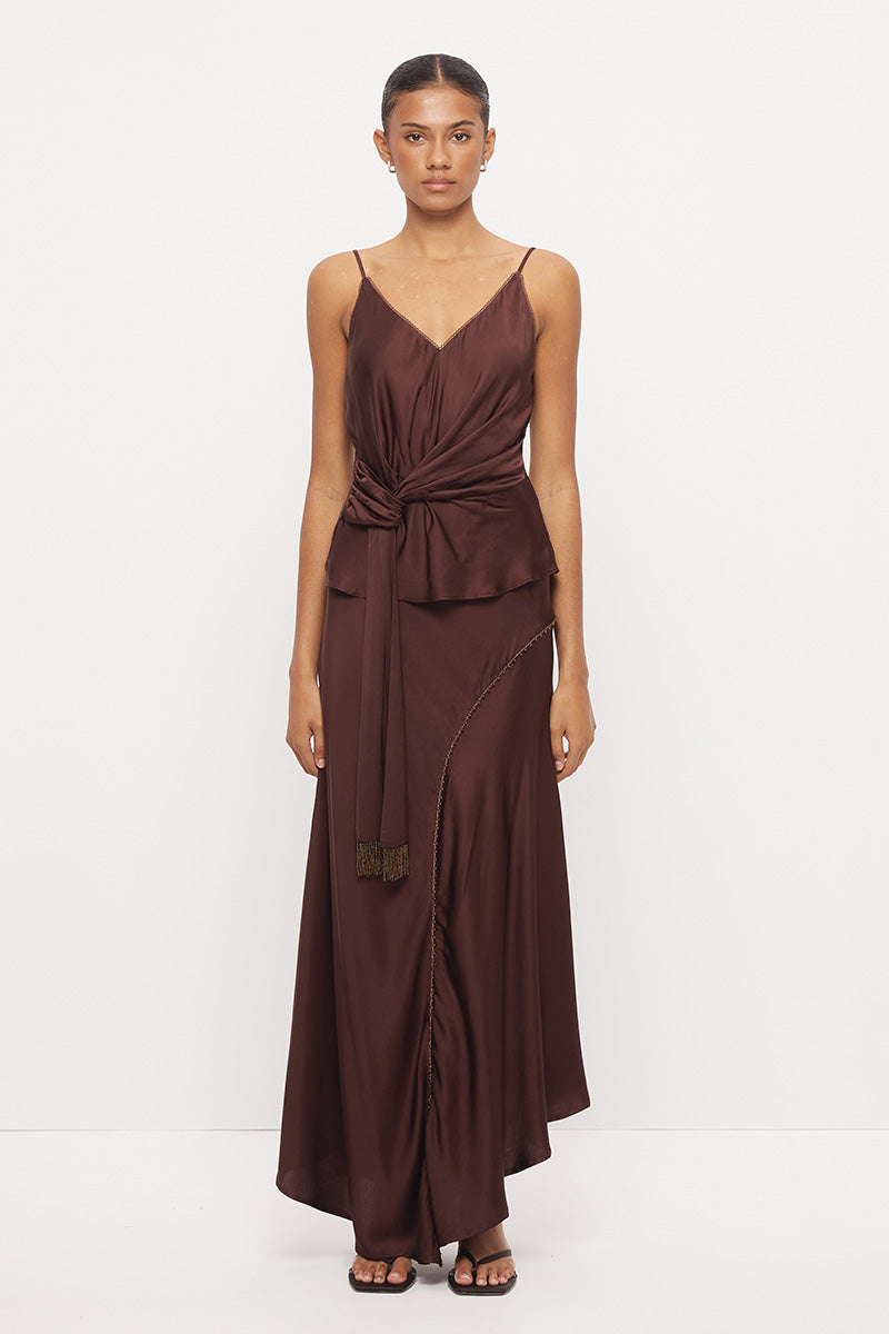 Goldie Skirt Mahogany
