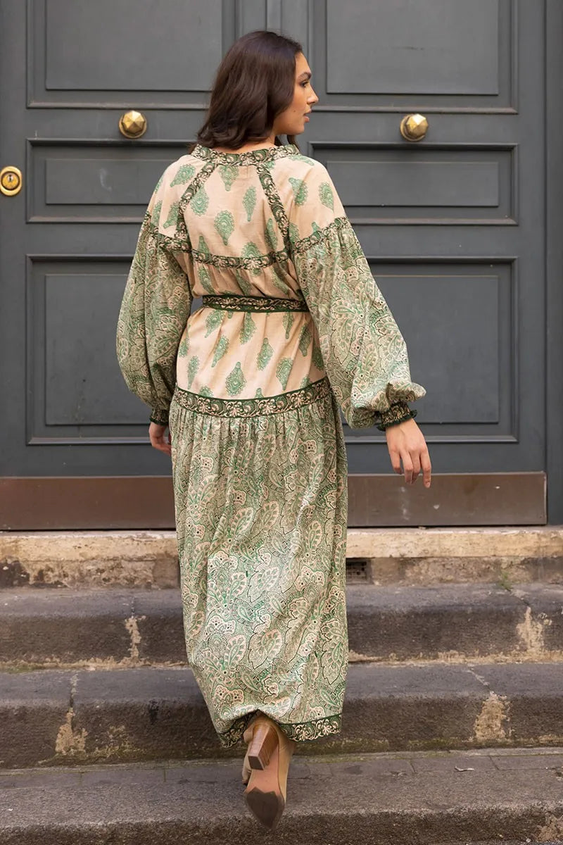 Isabela Dress Green