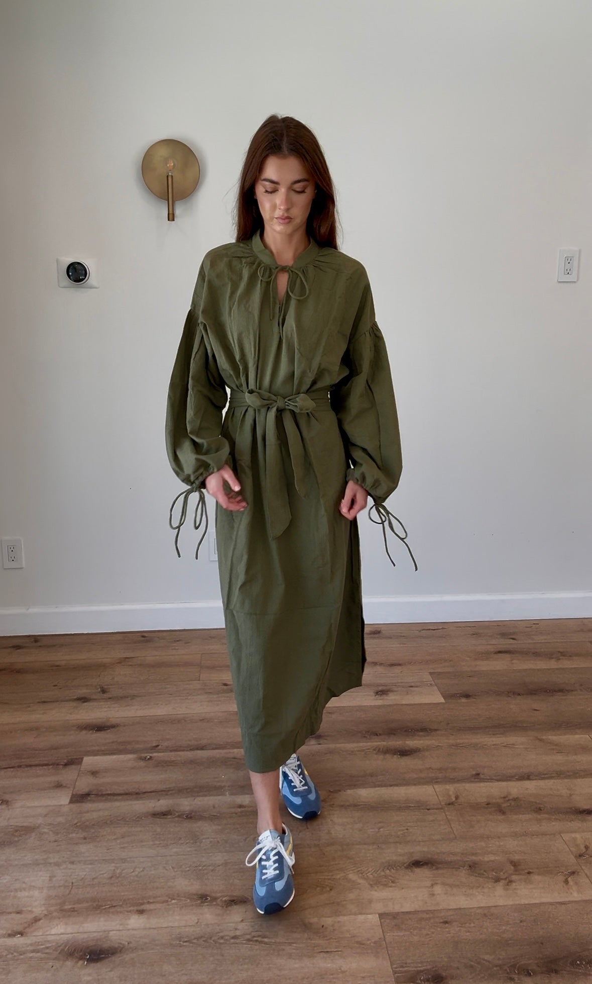 Denise Kimono Dress - Olive