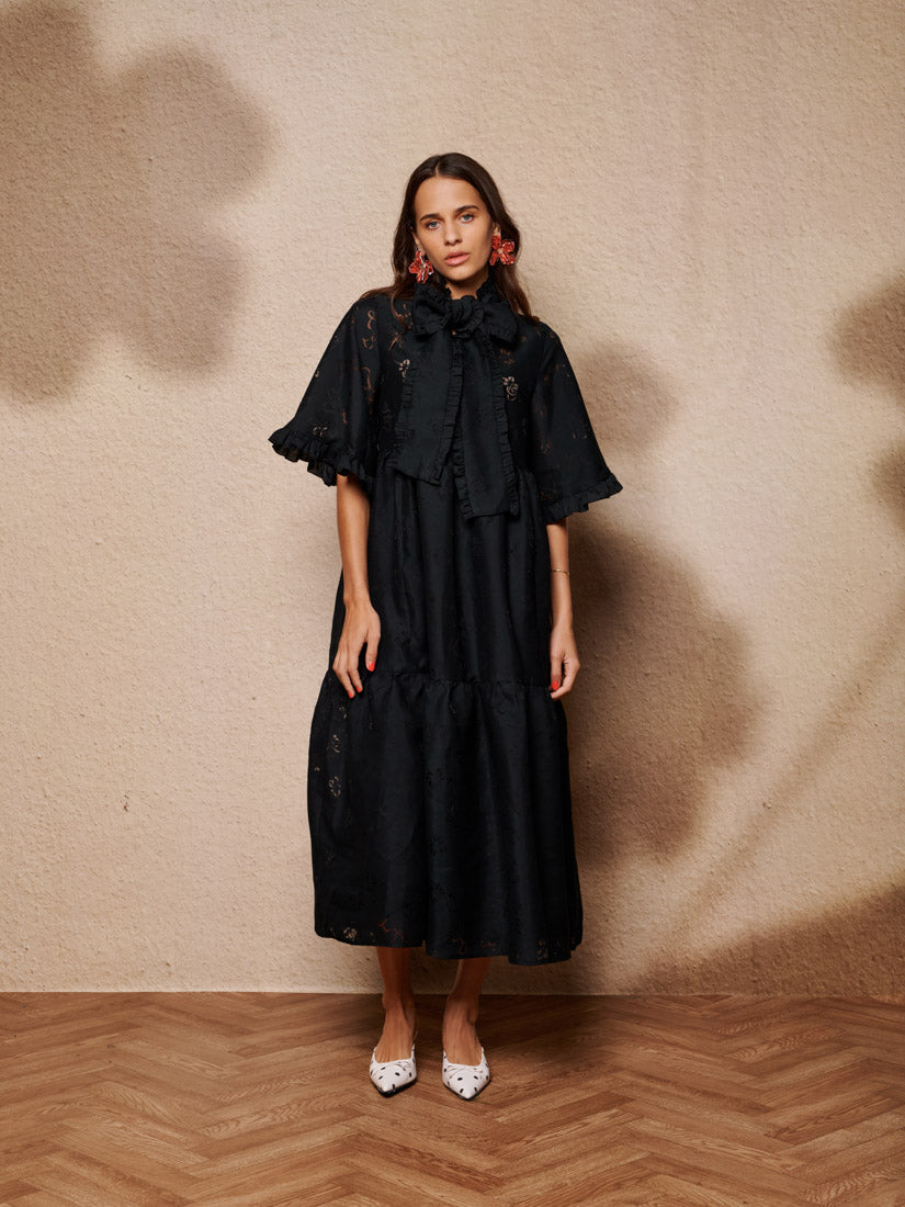 Solace Bow Midi Dress