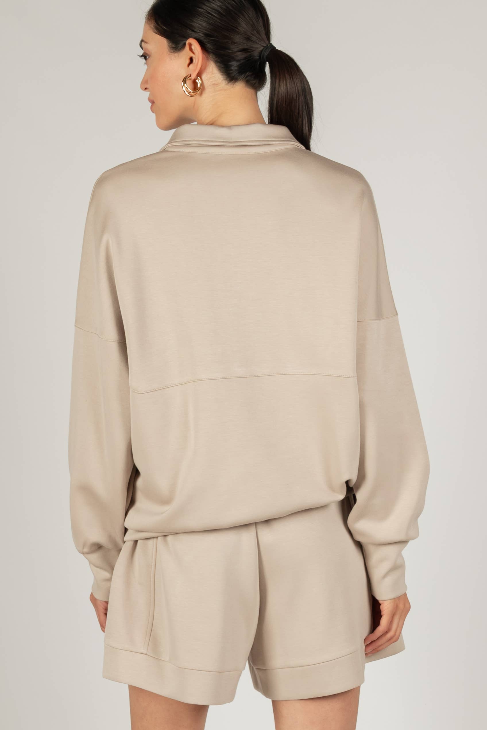 Butter Zip Up Pullover - Multi