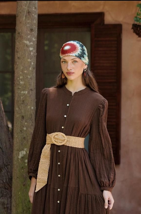 Gaia Dress Brown