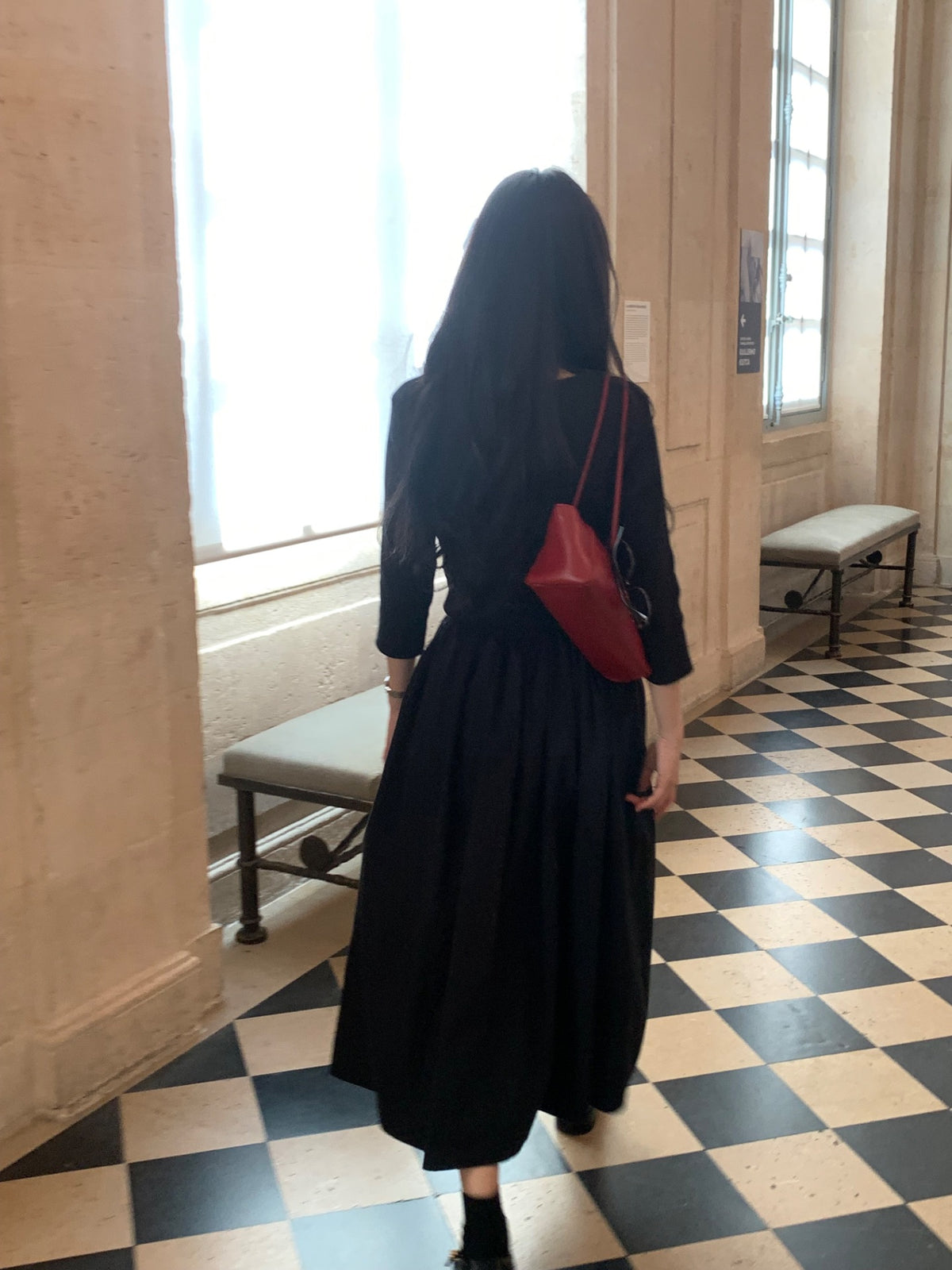 Remi rib Dress Black