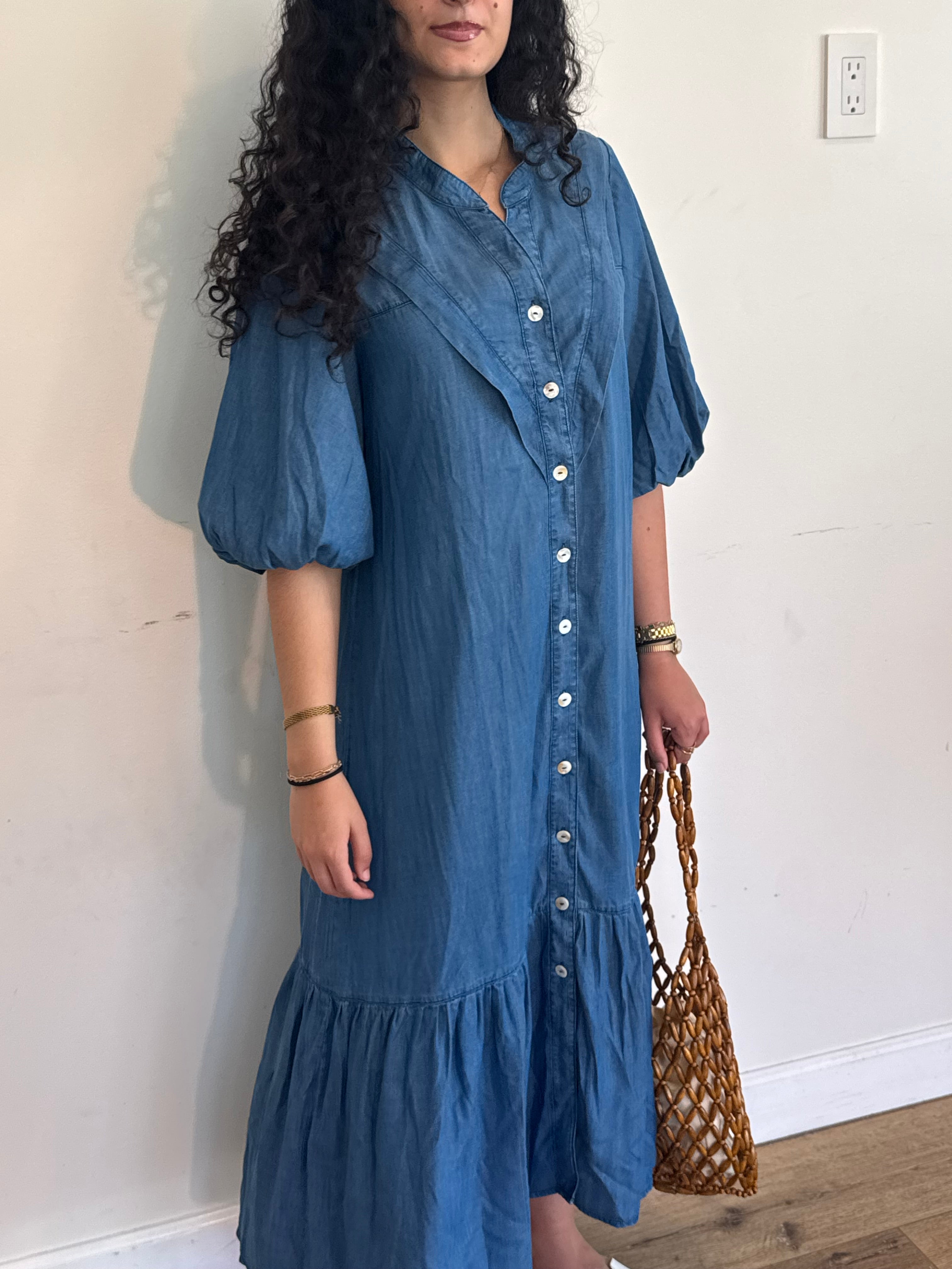 Valeria Dress Denim