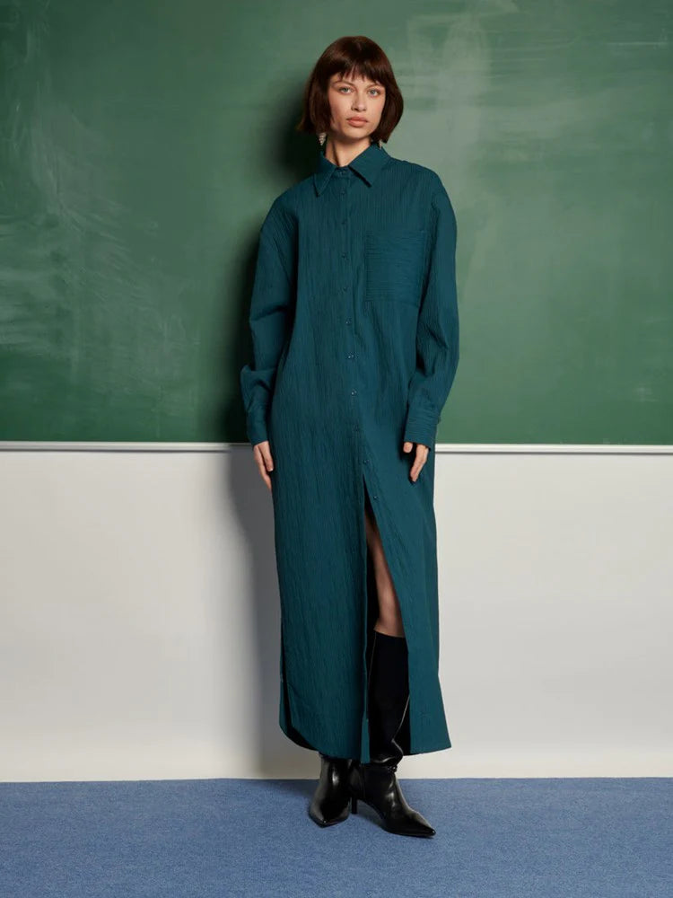 Indira Maxi Shirtdress