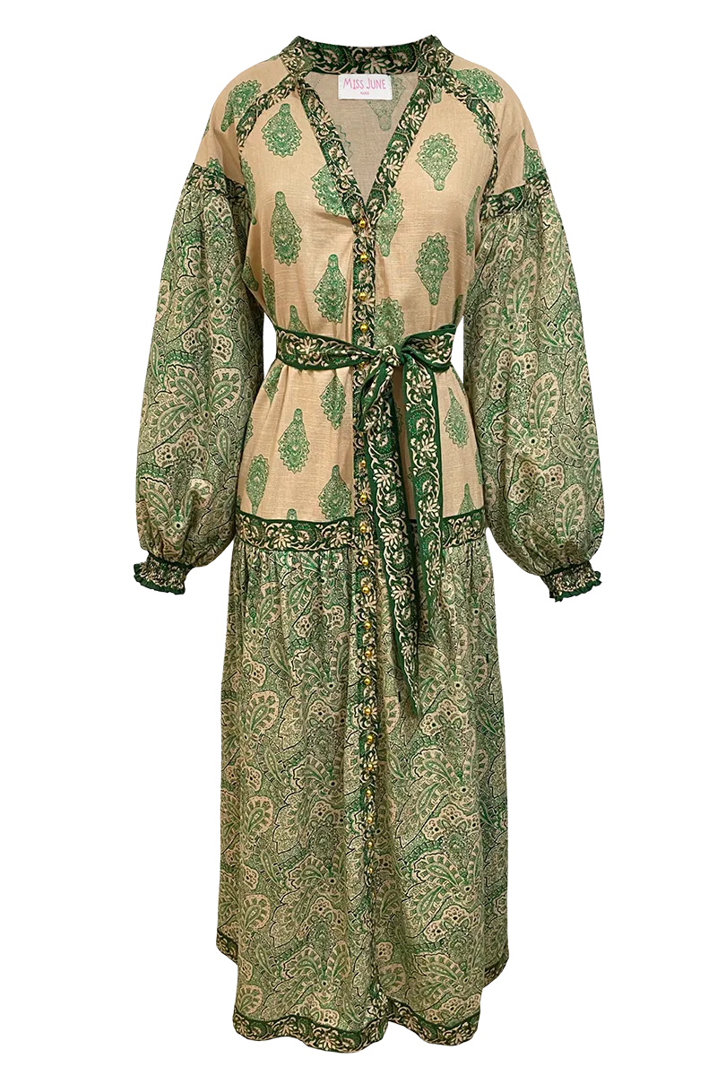 Isabela Dress Green