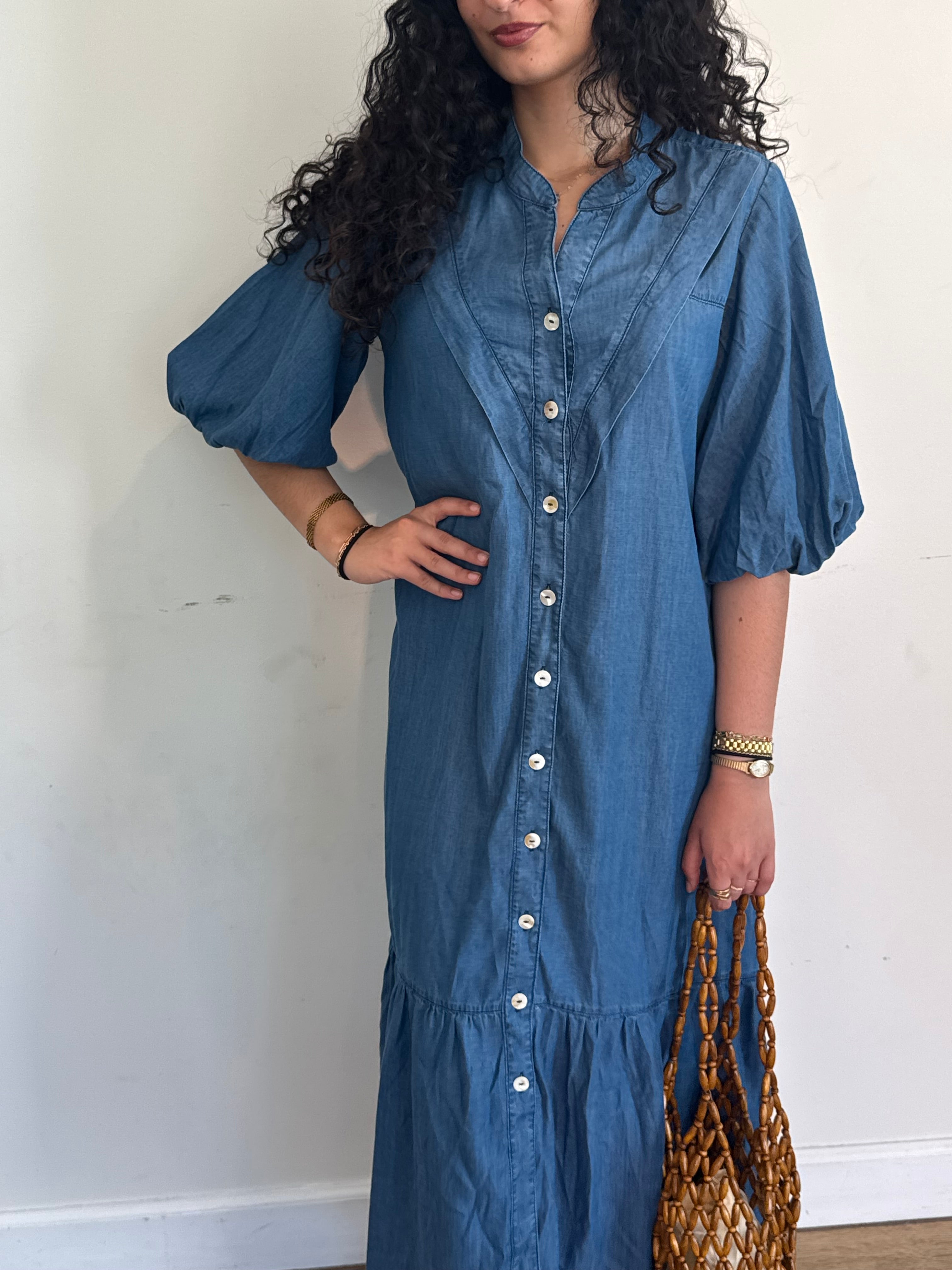 Valeria Dress Denim
