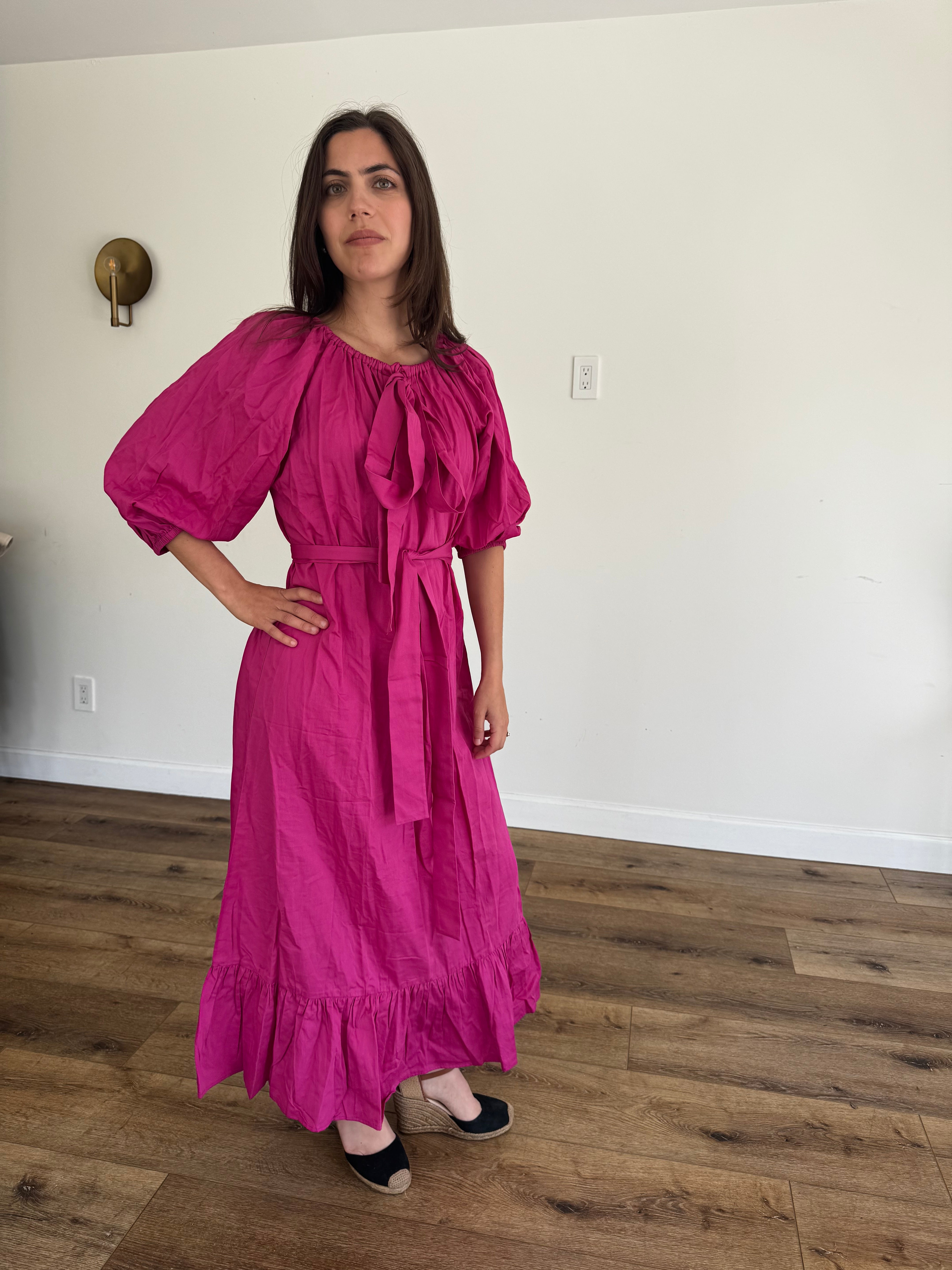 Gabriella Maxi Dress - Fuschia