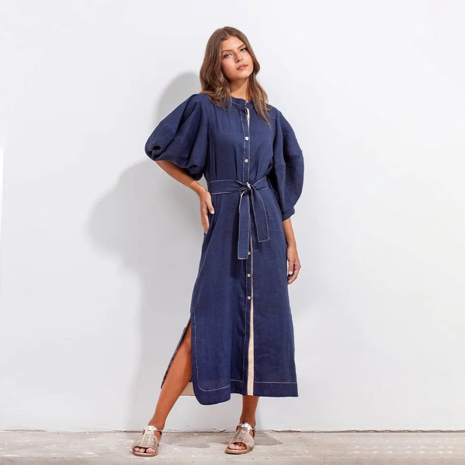 Gerald Dress Navy