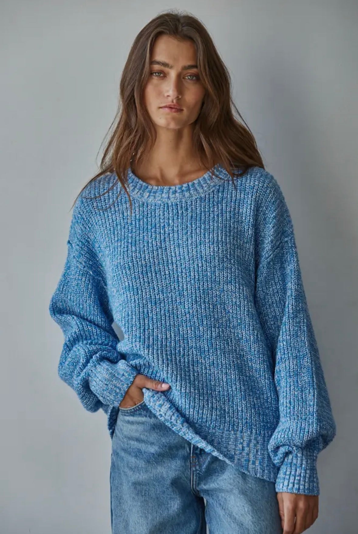 Dusty Knit Sweater - multi